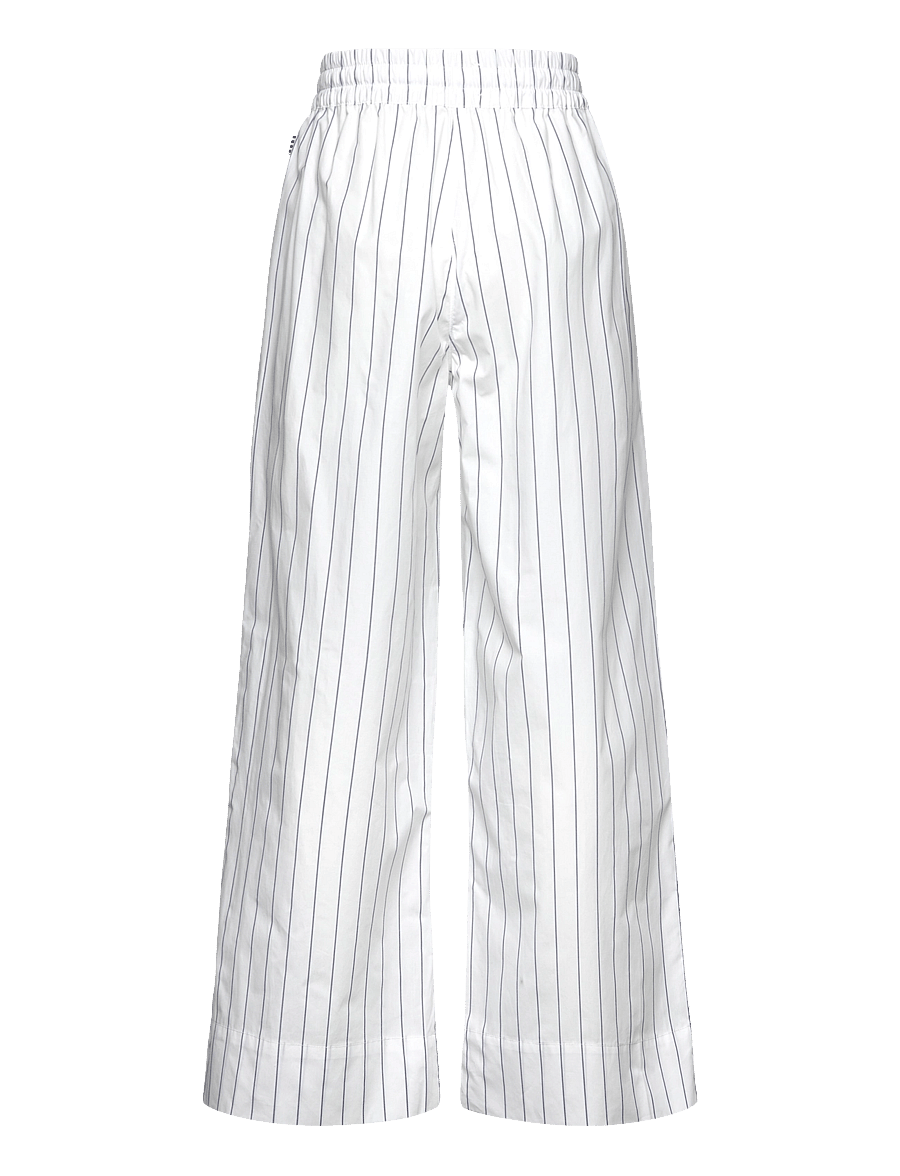 Mads Nørgaard - Crisp Poplin Pipa Pants - jogginghosen - pinstripe/parisian night - 1