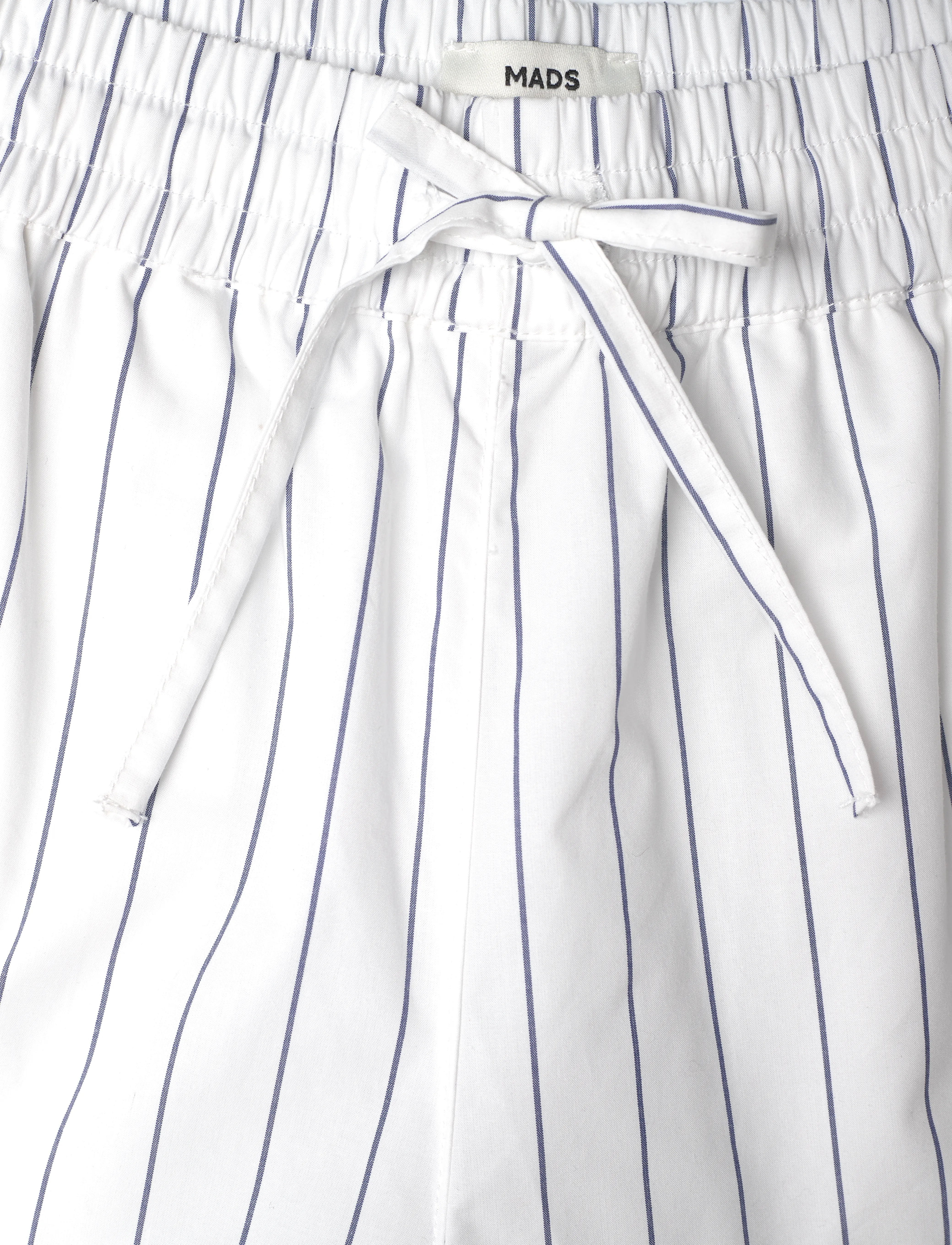 Mads Nørgaard - Crisp Poplin Pipa Pants - pinstripe/parisian night - 3