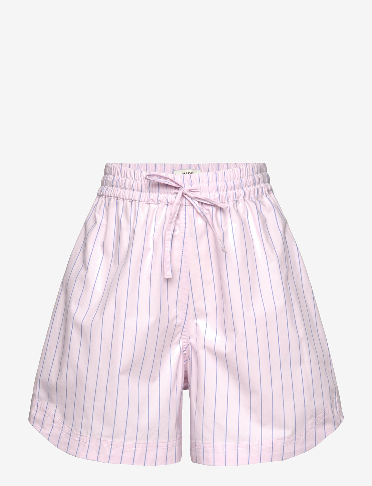 Mads Nørgaard - Crisp Poplin Pio Shorts - lühikesed vabaajapüksid - pinstripe/parfait pink - 0