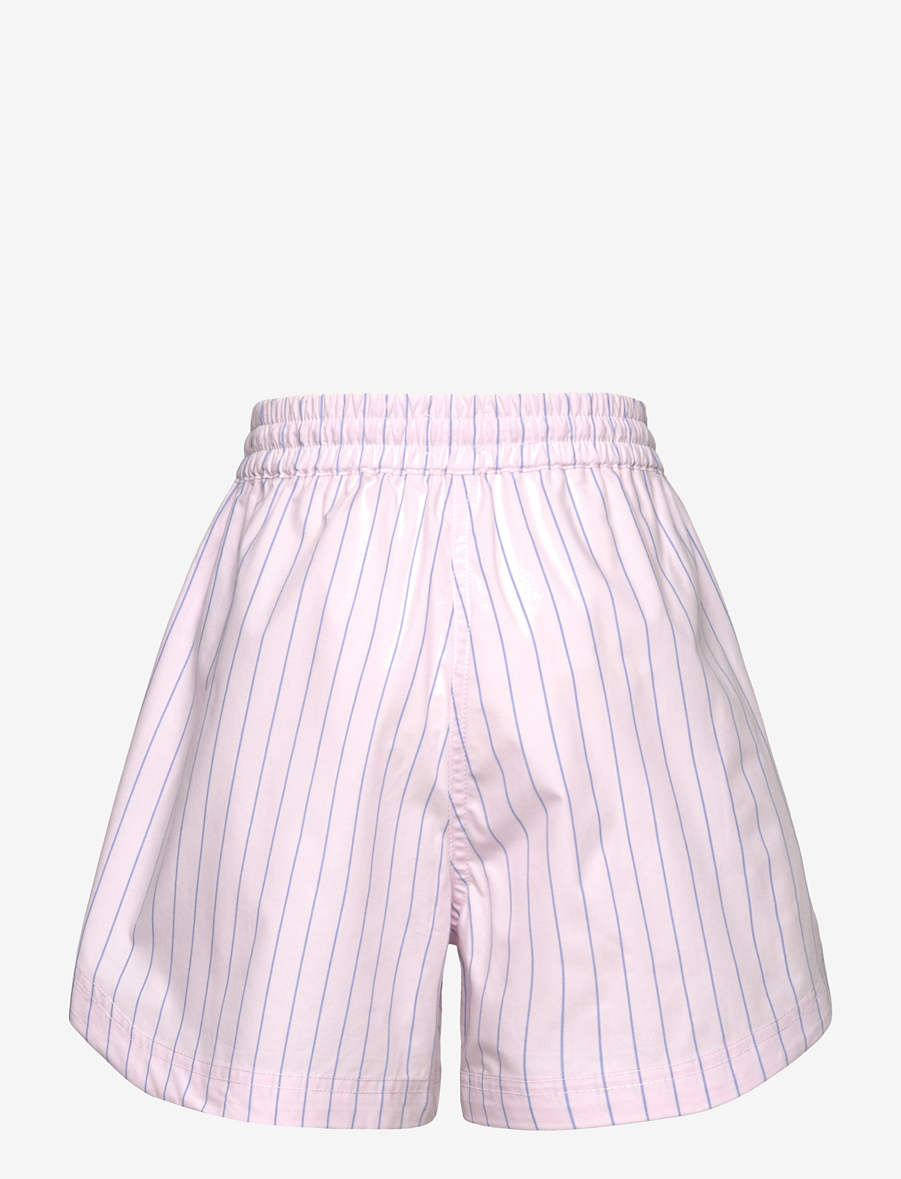 Mads Nørgaard - Crisp Poplin Pio Shorts - lühikesed vabaajapüksid - pinstripe/parfait pink - 1