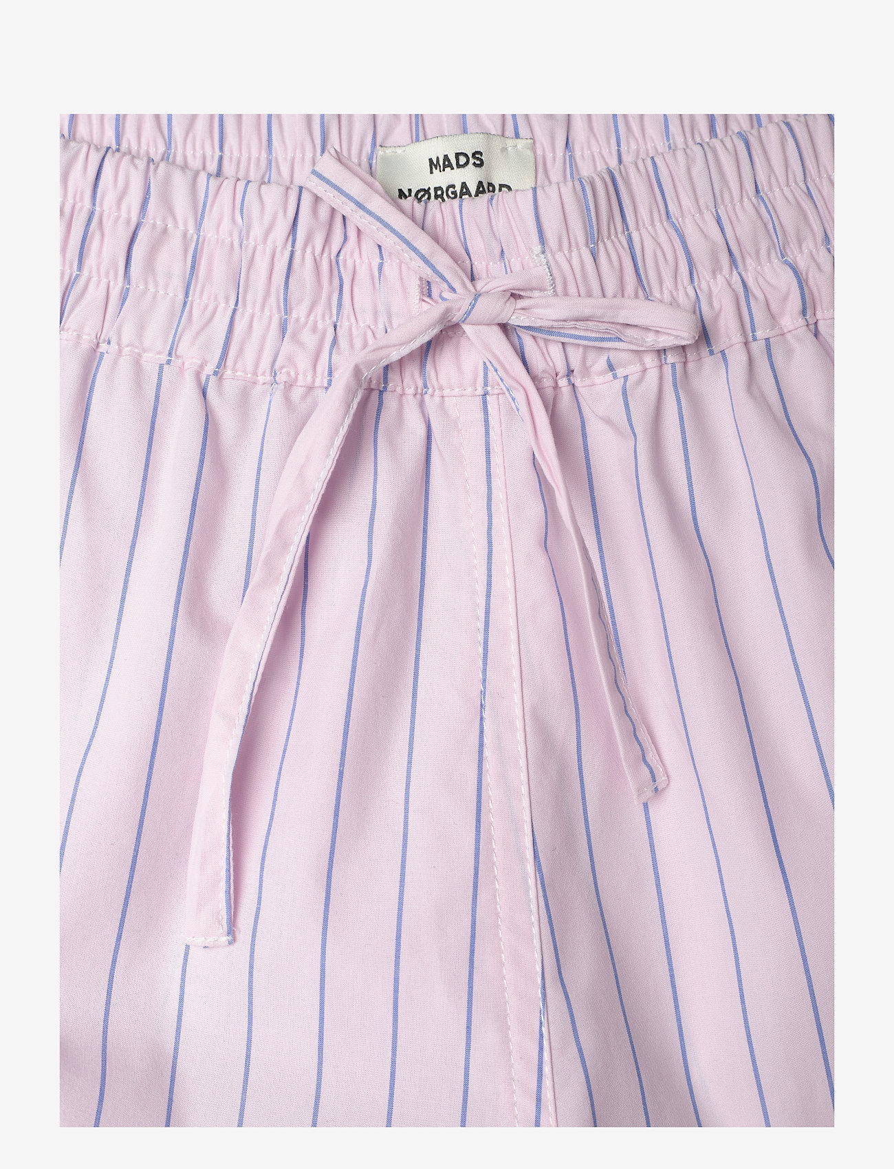 Mads Nørgaard - Crisp Poplin Pio Shorts - lühikesed vabaajapüksid - pinstripe/parfait pink - 2