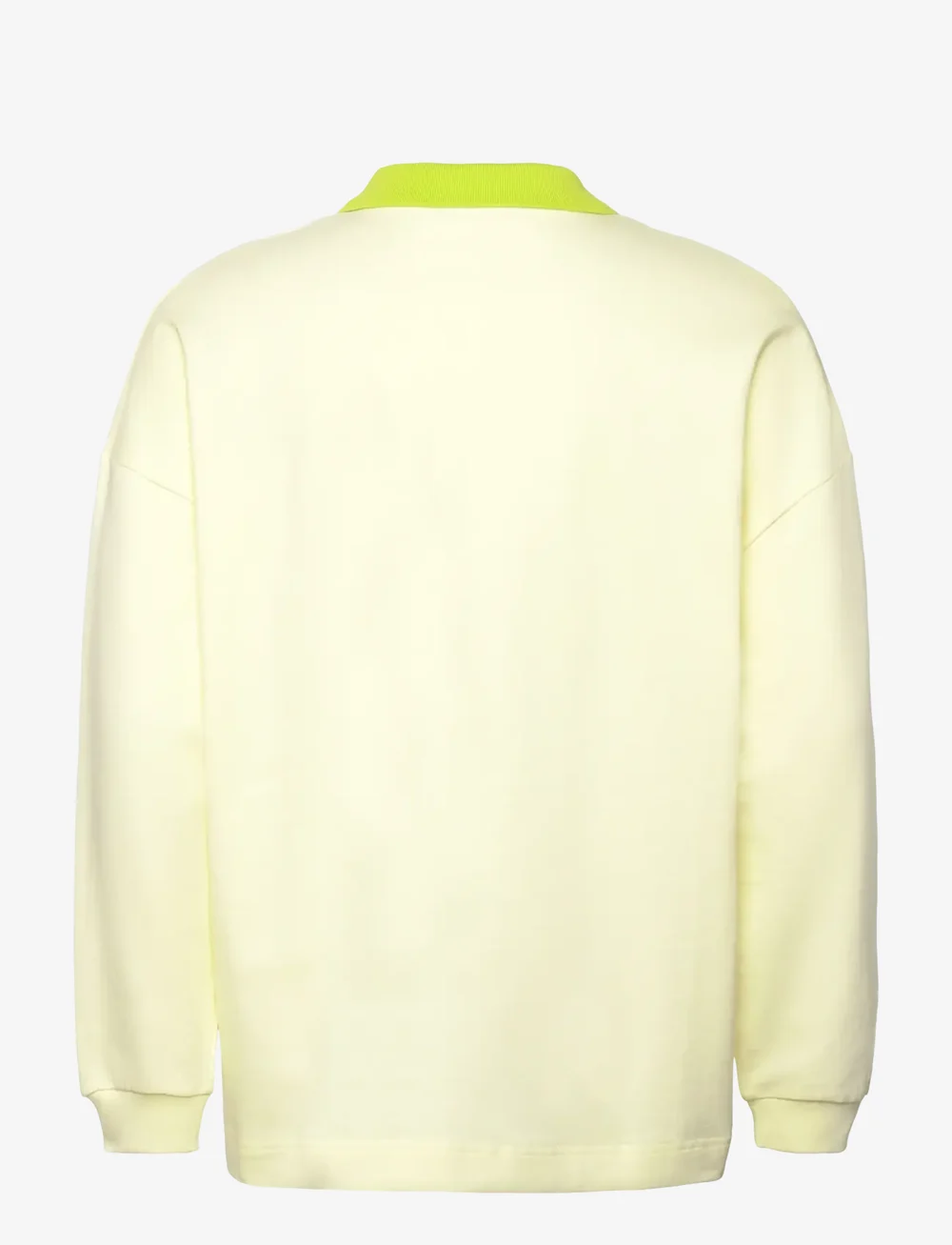 Mads Nørgaard - Light Terry Polo Sweat - pikkade varrukatega polod - tender yellow - 1