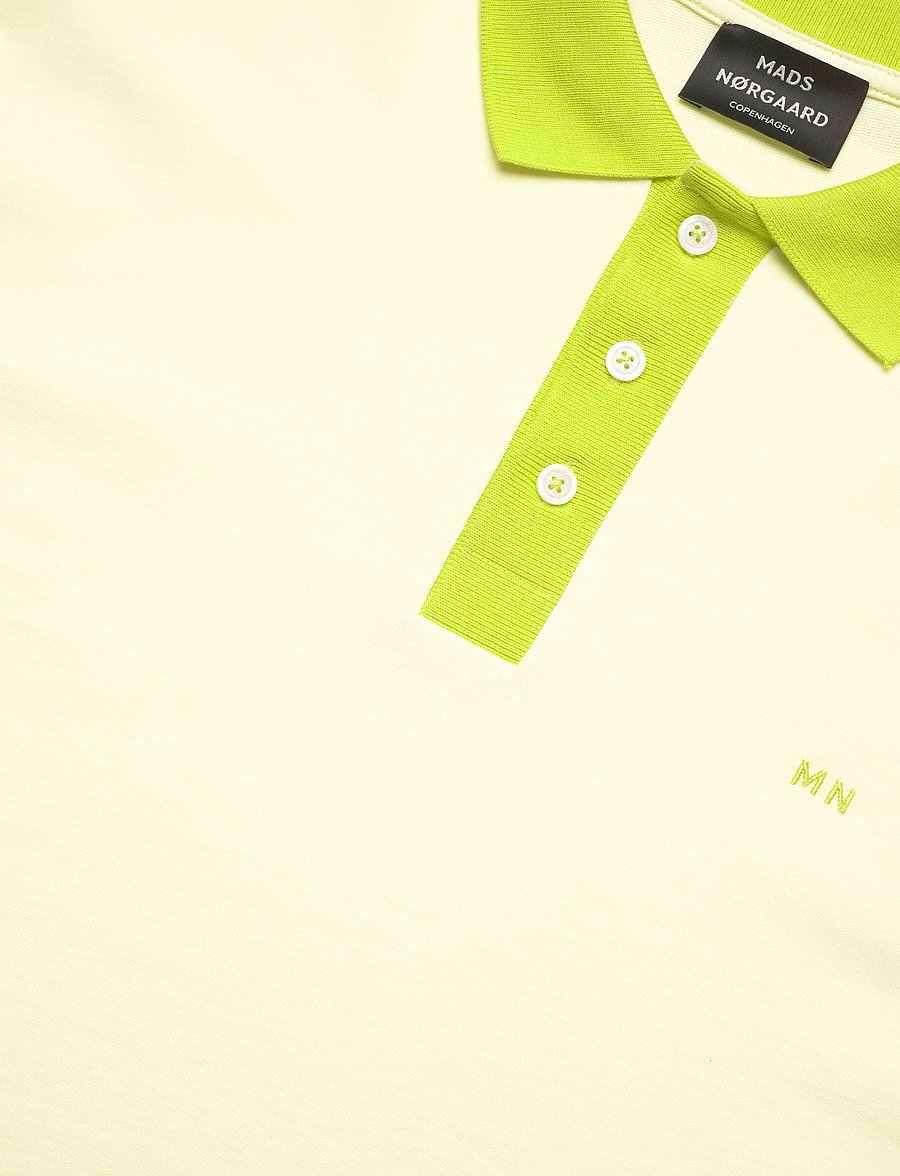 Mads Nørgaard - Light Terry Polo Sweat - tender yellow - 2
