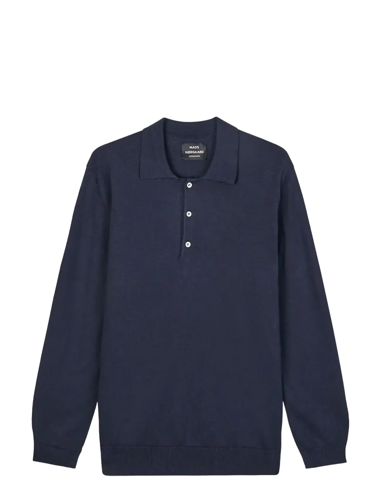 Mads Nørgaard Tight Cotton Tristan Knit - Tøj - PARISIAN NIGHT / navy