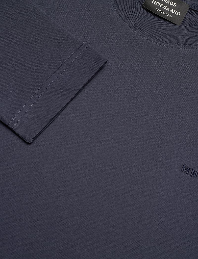 Mads Nørgaard - Light Terry Aksel Sweat - pikkade varrukatega t-särgid - parisian night - 2