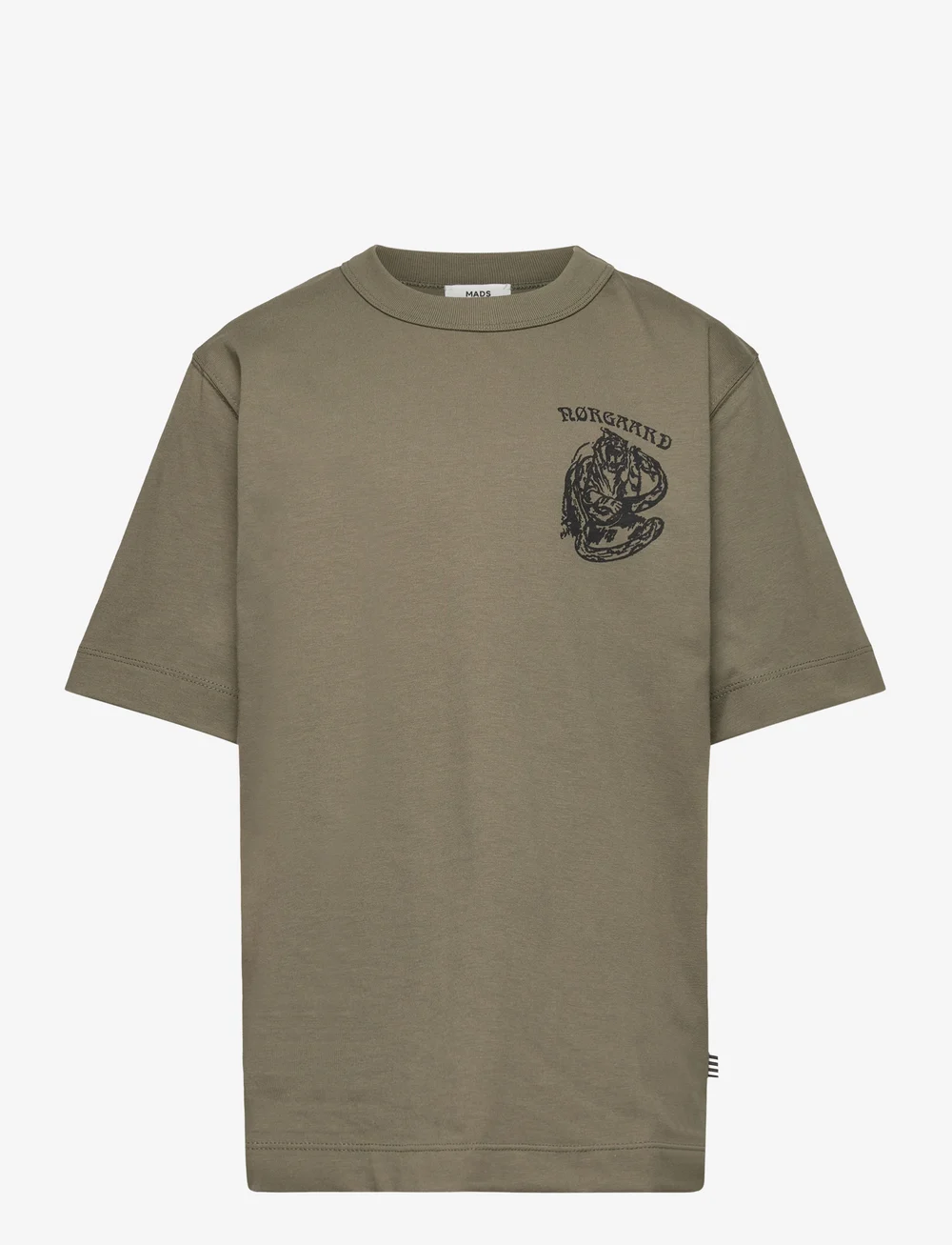 Mads Nørgaard - Dry Single Theo Tee - kortärmade t-shirts - kalamata - 0