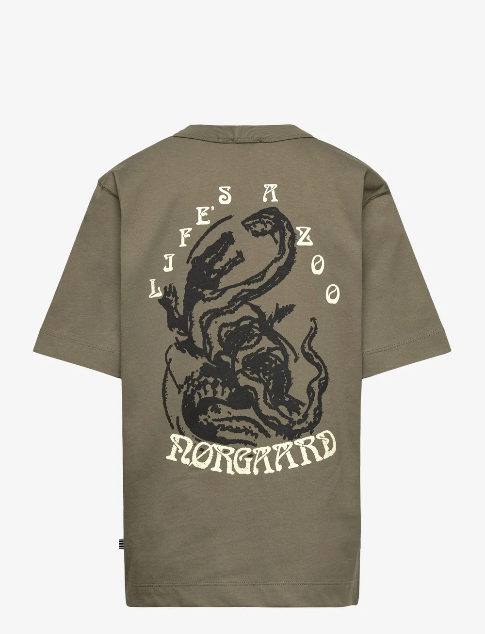 Mads Nørgaard - Dry Single Theo Tee - kortärmade t-shirts - kalamata - 1