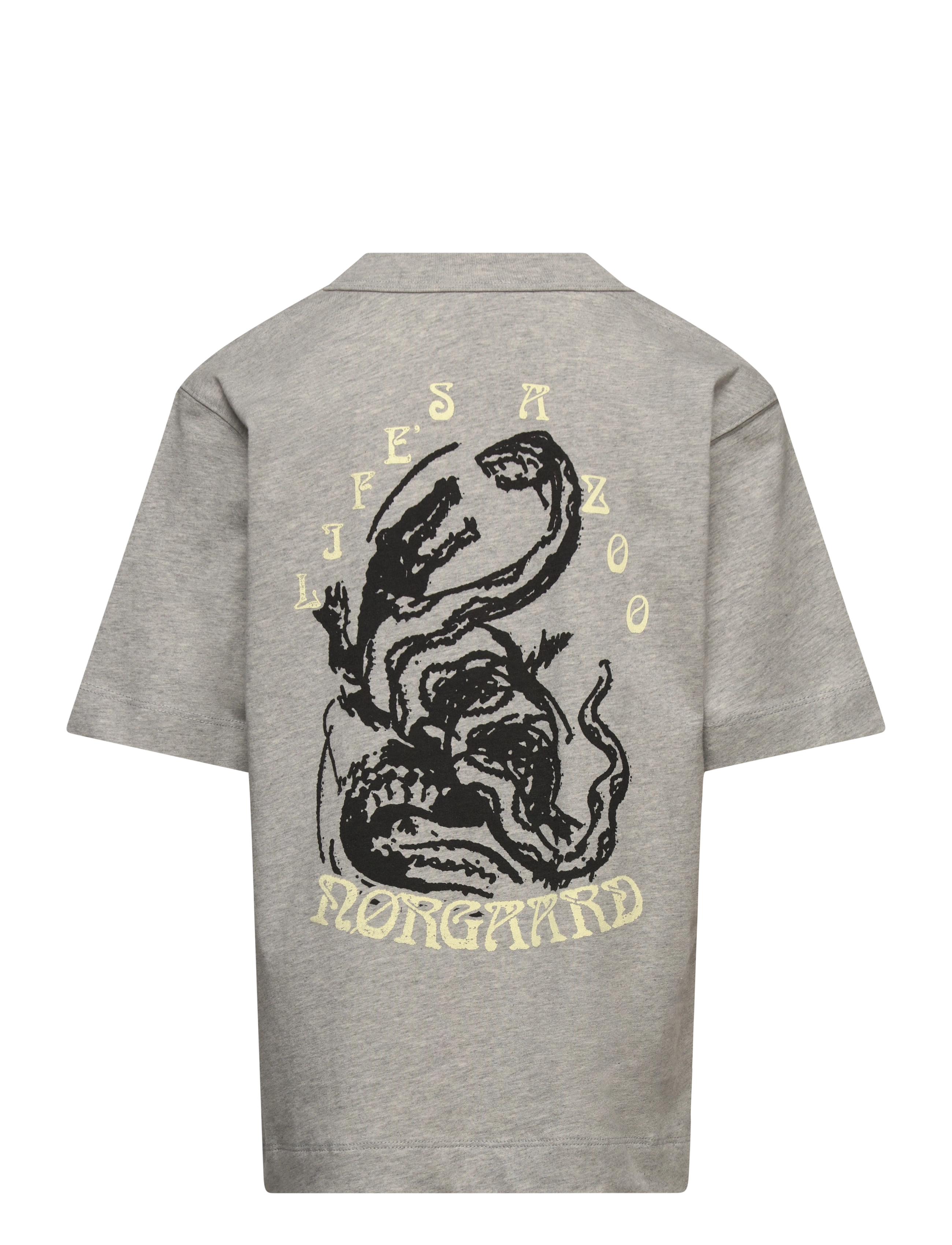 Mads Nørgaard - Dry Single Theo Tee - kurzärmelige - light grey melange - 1