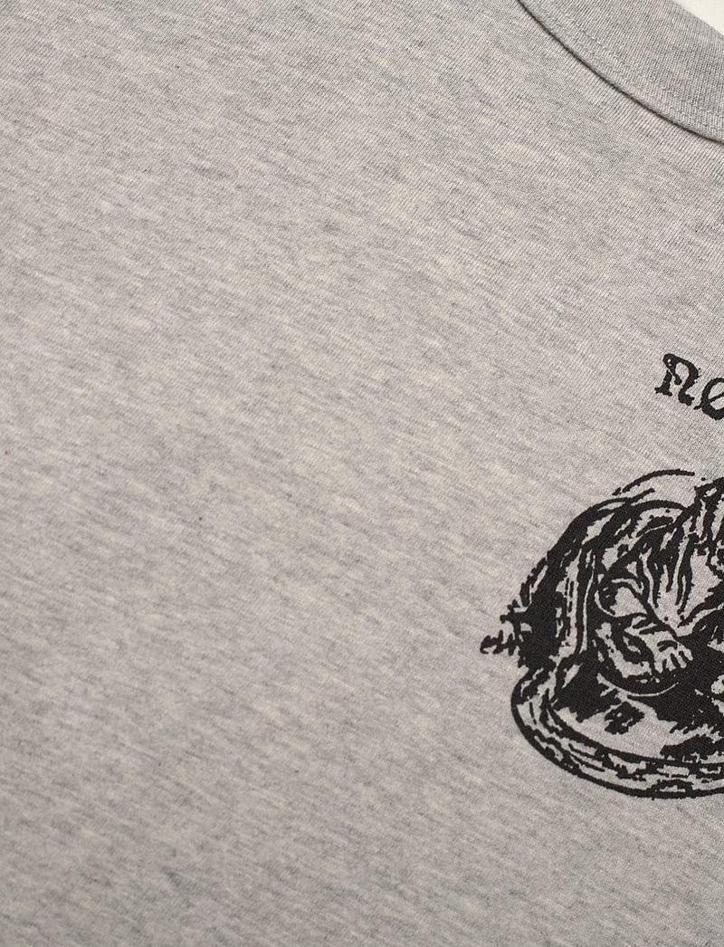 Mads Nørgaard - Dry Single Theo Tee - lühikeste varrukatega t-särgid - light grey melange - 2