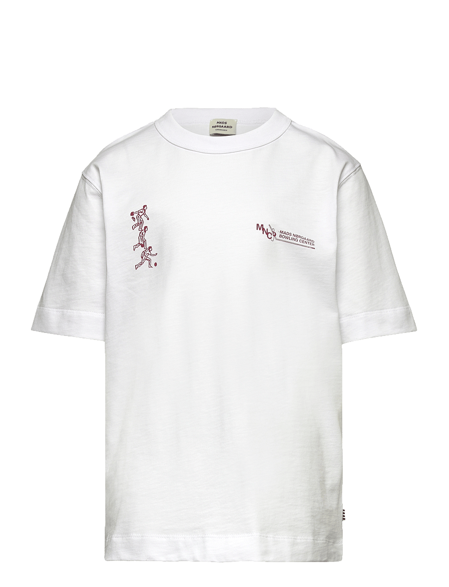 Mads Nørgaard - Dry Single Theo Tee - kortärmade t-shirts - white - 0