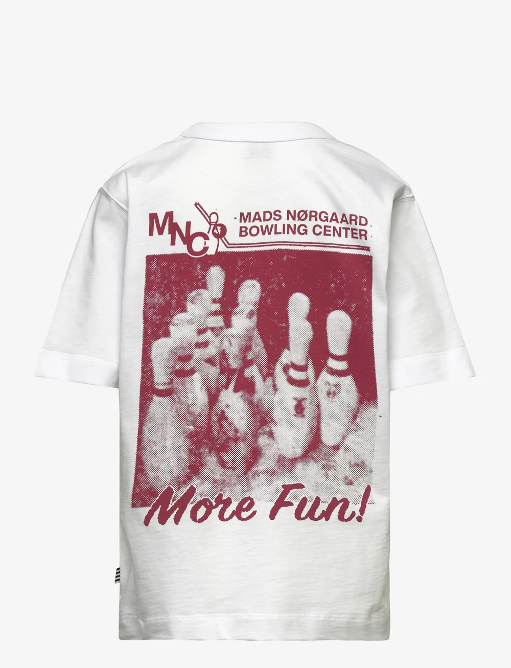 Mads Nørgaard - Dry Single Theo Tee - kortærmede t-shirts - white - 1