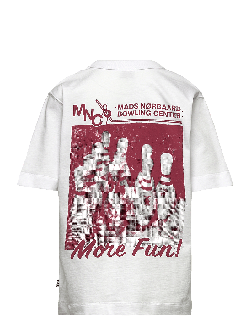 Mads Nørgaard - Dry Single Theo Tee - kortærmede t-shirts - white - 1