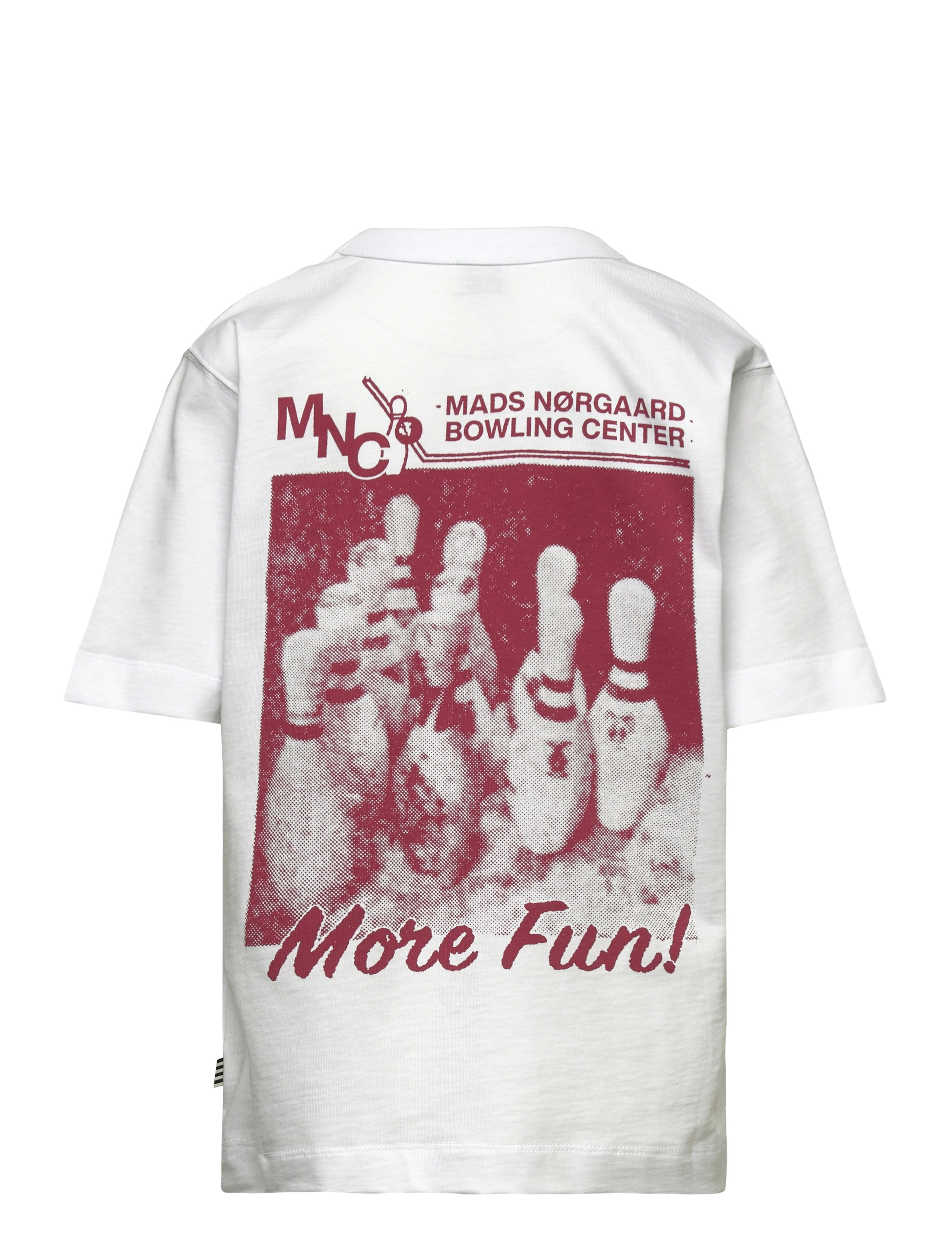 Mads Nørgaard - Dry Single Theo Tee - kortärmade t-shirts - white - 1