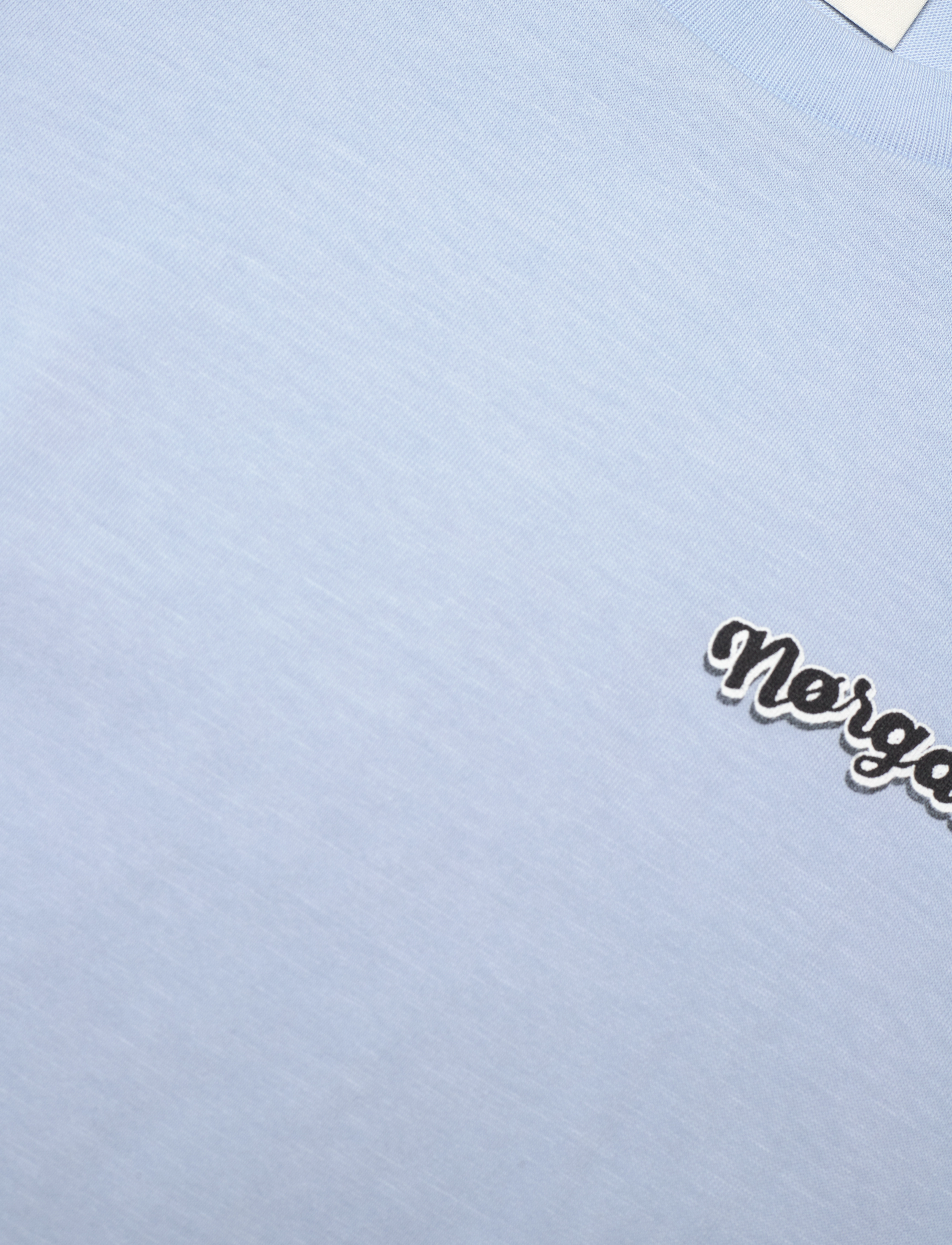 Mads Nørgaard - Printed Tee Thorlino Tee - kortærmede - cashmere blue - 2