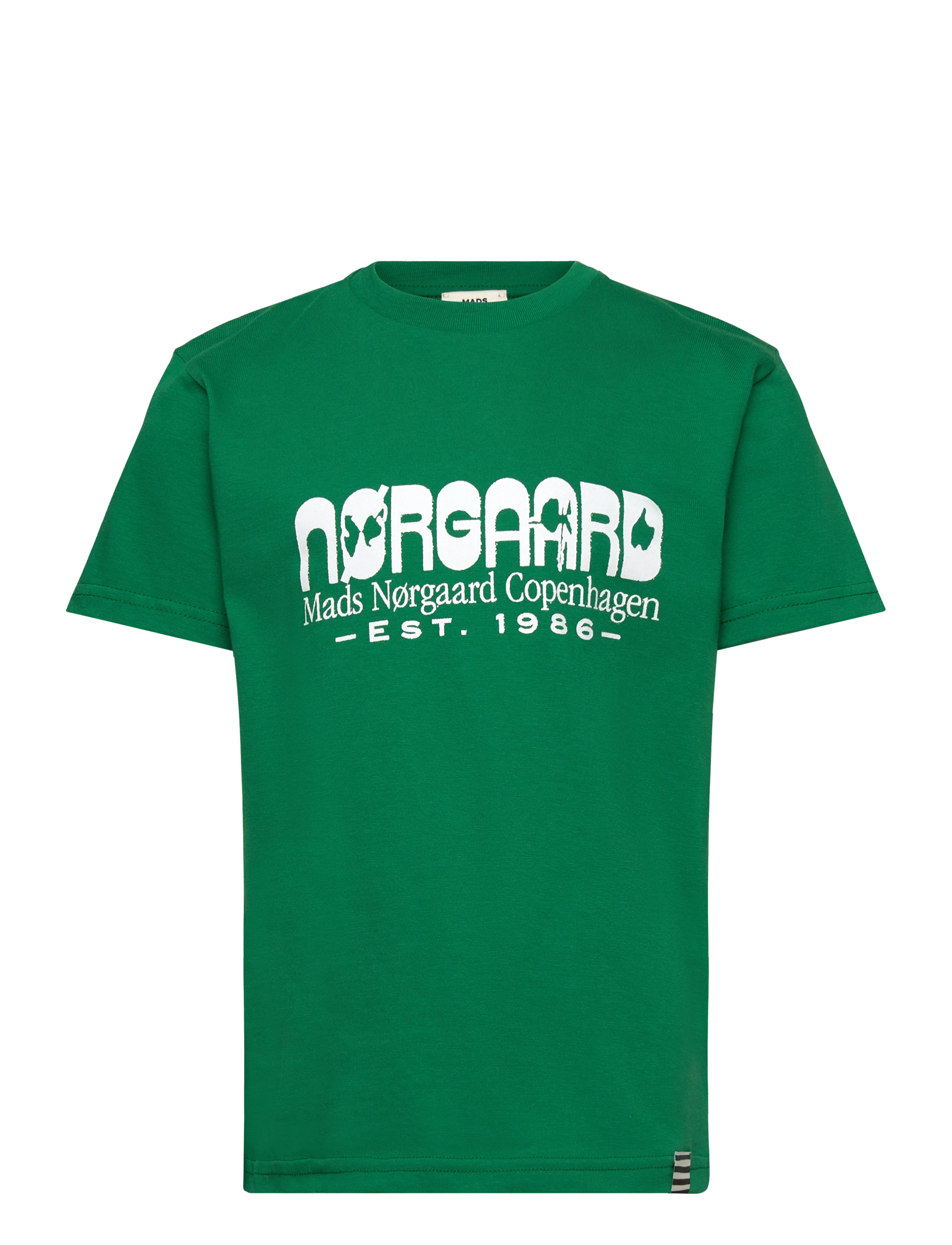 MADS NØRGAARD Printed Tee Thorlino Tee Grün - 176 - Kinder