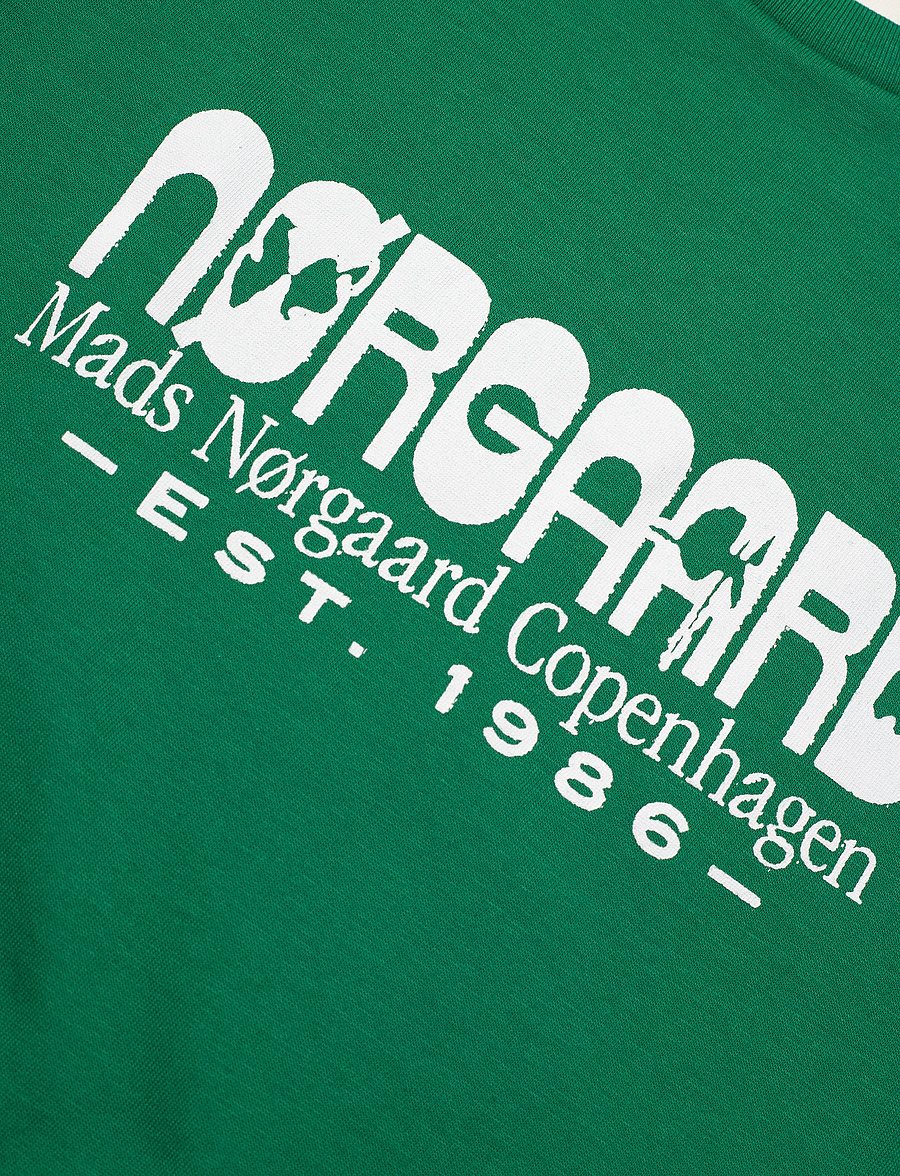 Mads Nørgaard - Printed Tee Thorlino Tee - kurzärmelige - verdant green - 2