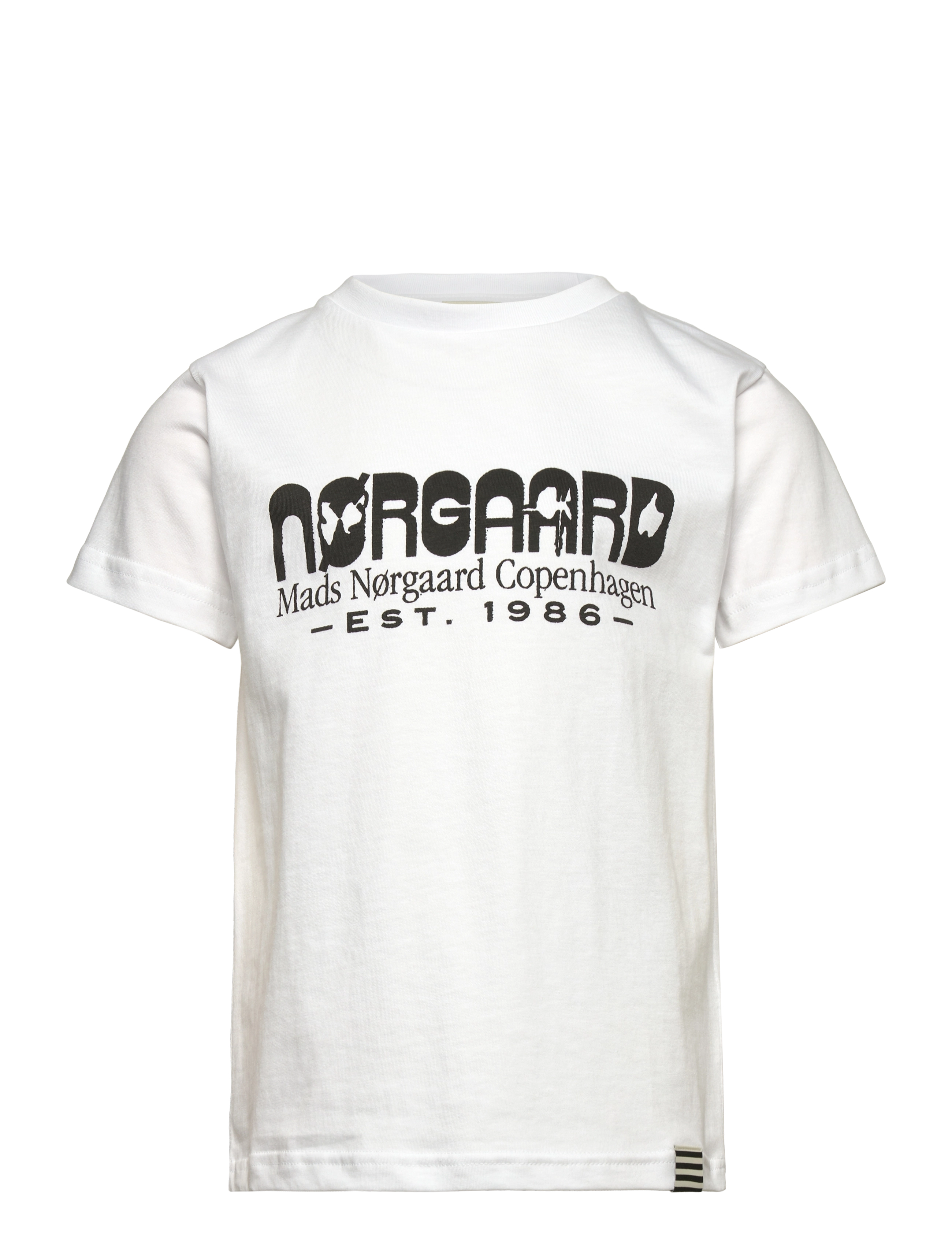 Mads Nørgaard Printed Tee Thorlino Tee - Mads Nørgaard - WHITE / white