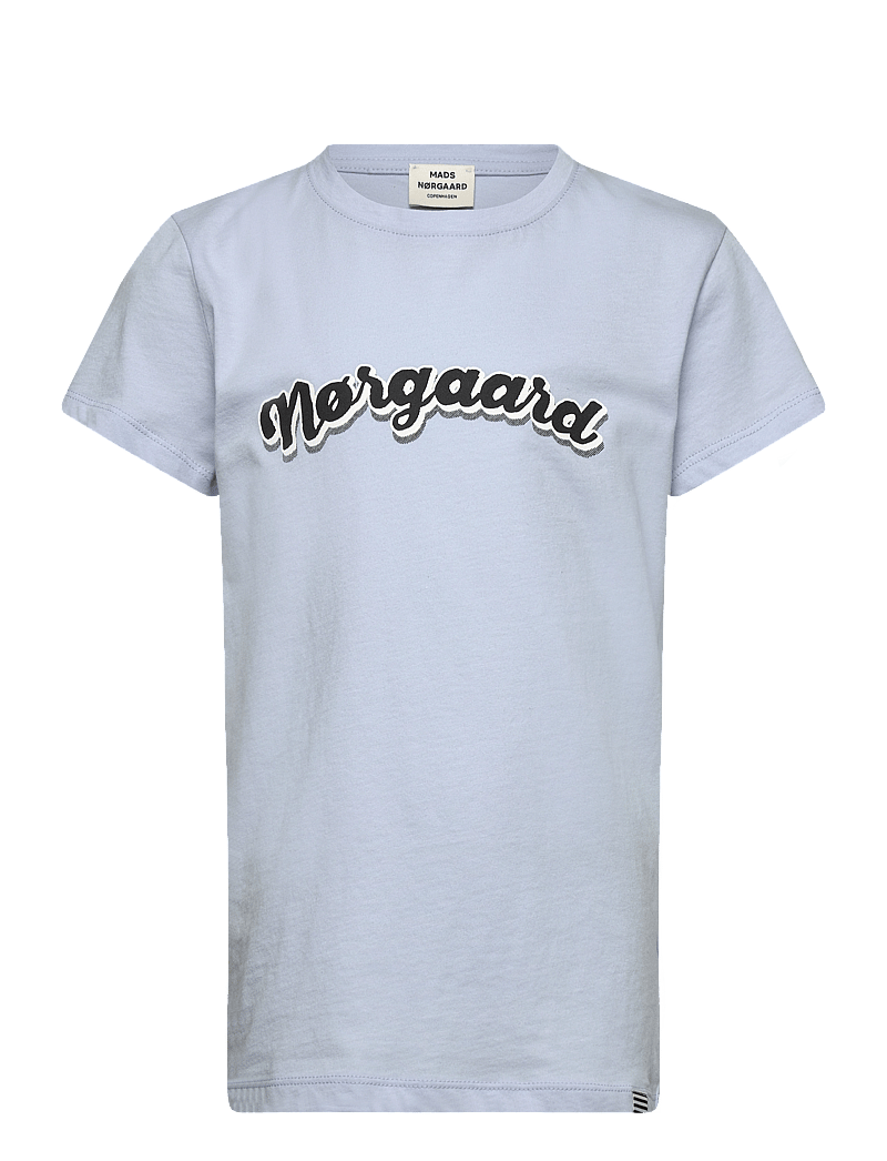 Mads Nørgaard - Single Organic Tuvina Tee - lühikeste varrukatega t-särgid - cashmere blue - 0