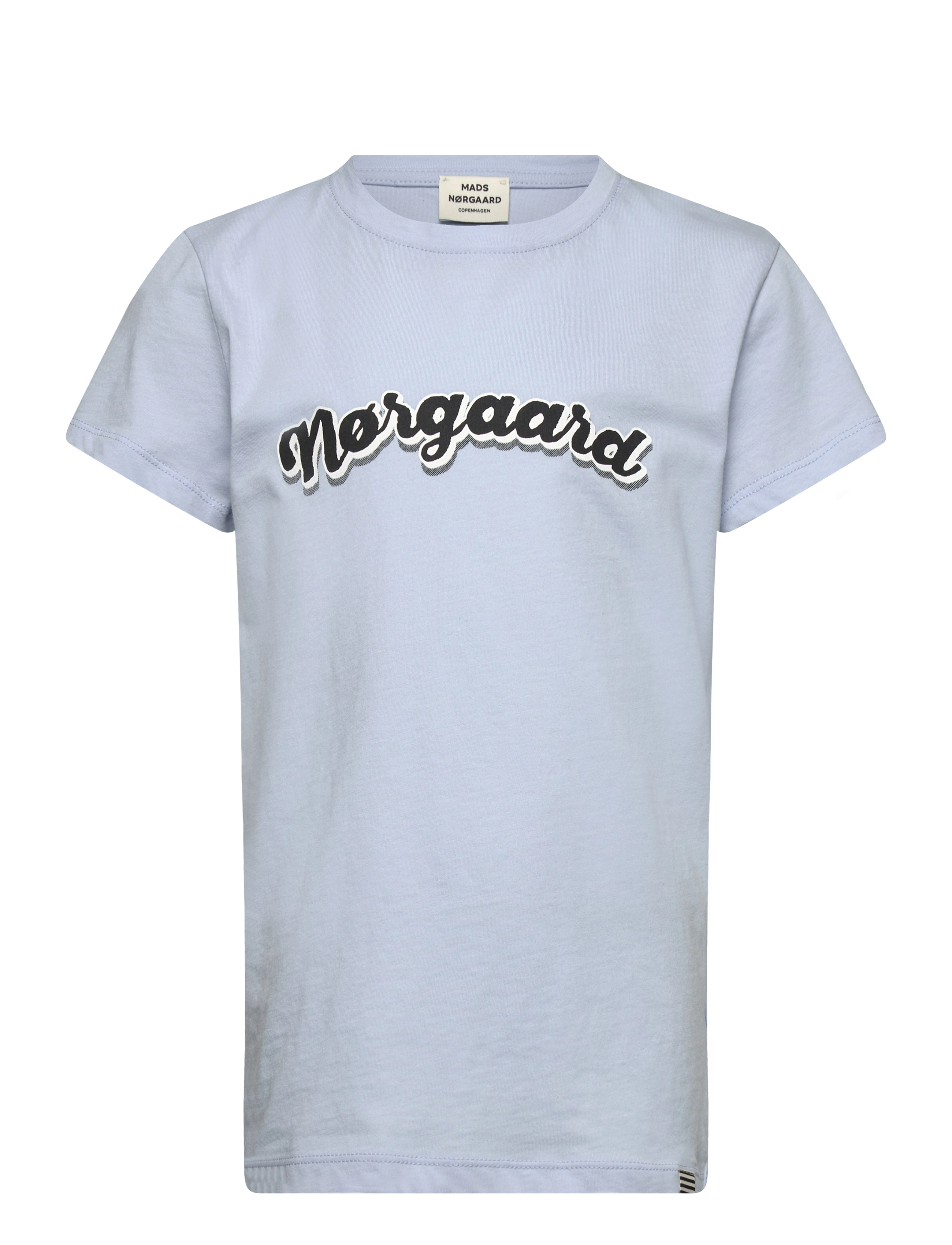 Mads Nørgaard Single Organic Tuvina Tee - Overdele - CASHMERE BLUE / blue