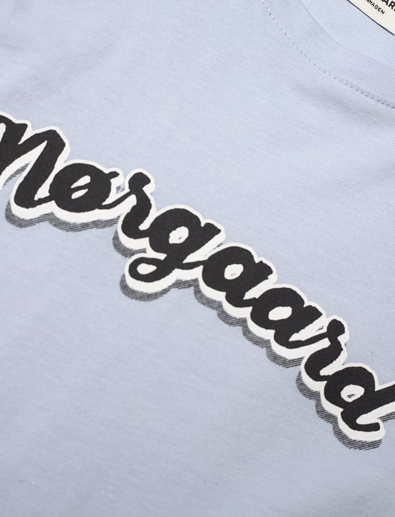 Mads Nørgaard - Single Organic Tuvina Tee - lühikeste varrukatega t-särgid - cashmere blue - 2