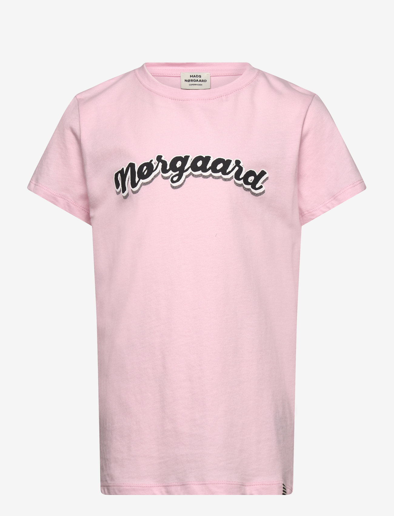 Mads Nørgaard - Single Organic Tuvina Tee - kortærmede t-shirts - parfait pink - 0
