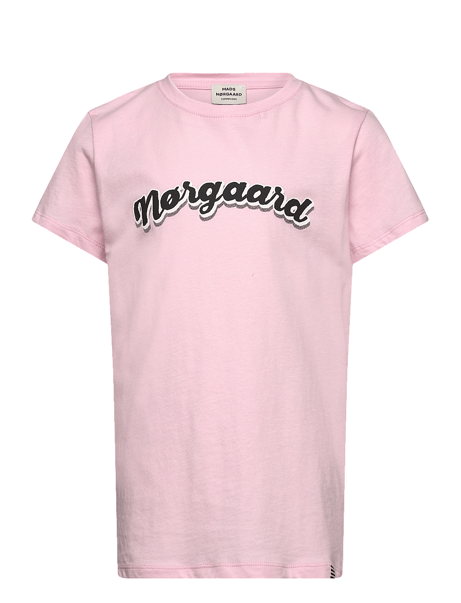 Mads Nørgaard - Single Organic Tuvina Tee - kurzärmelige - parfait pink - 0