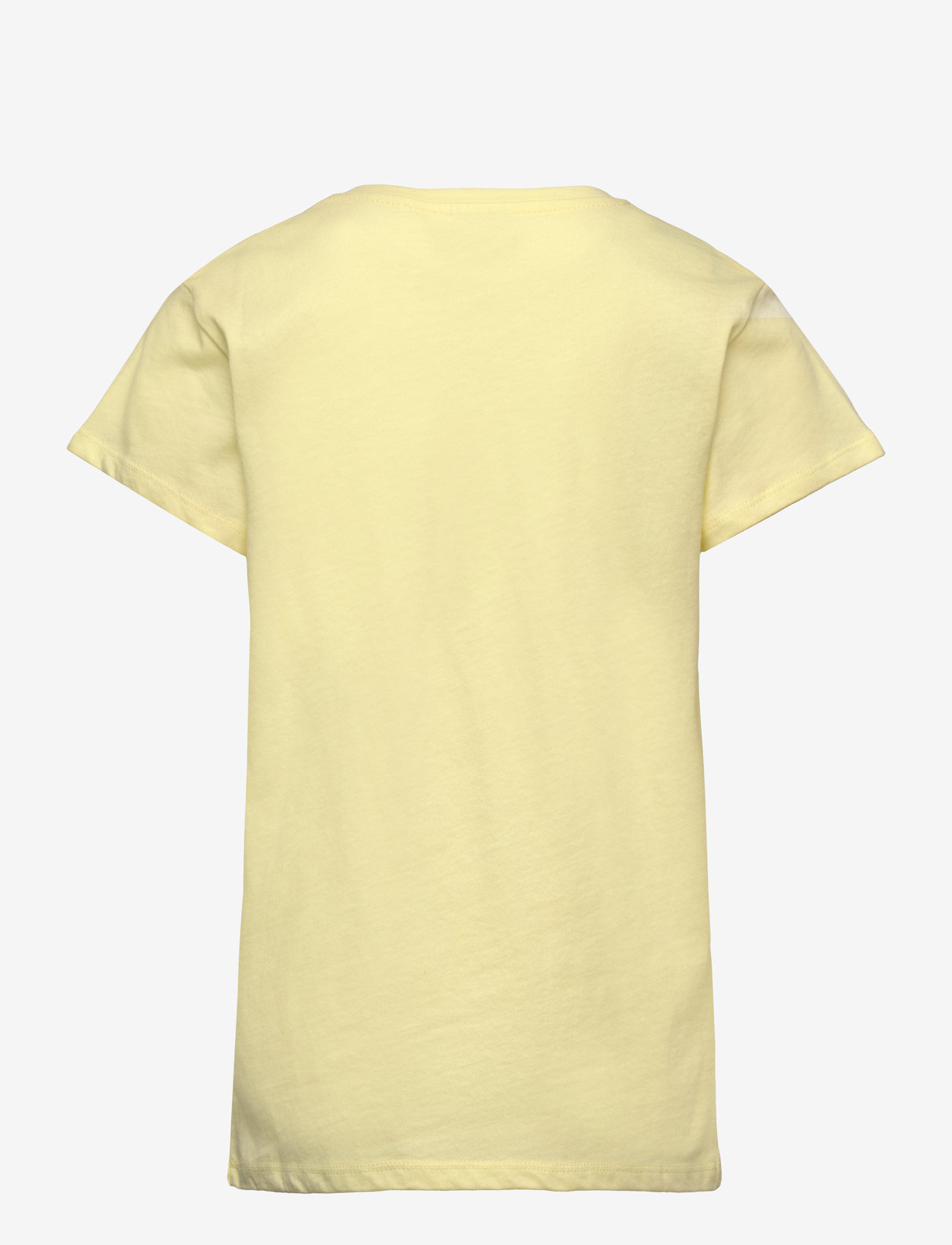 Mads Nørgaard - Single Organic Tuvina Tee - kortærmede t-shirts - tender yellow - 1