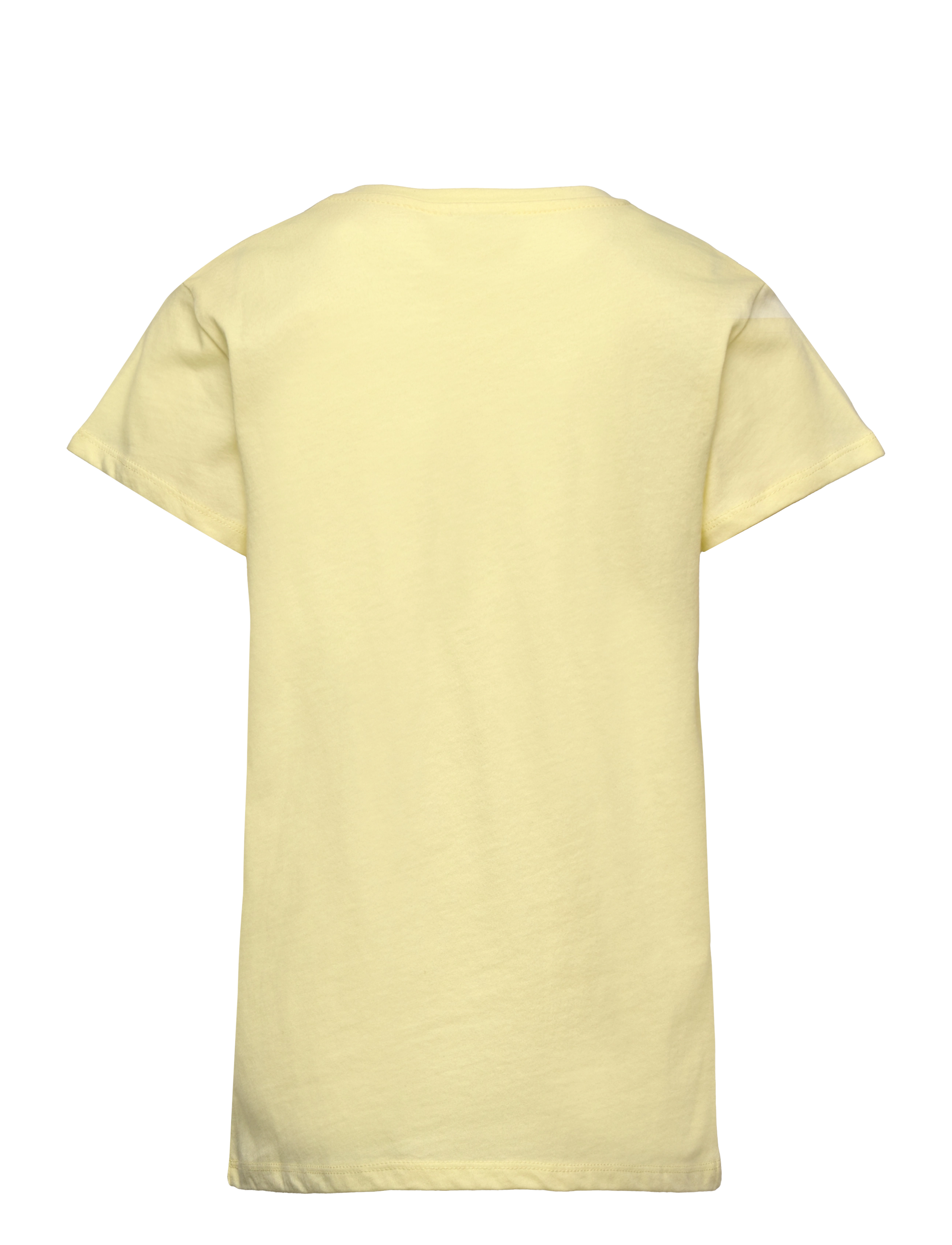 Mads Nørgaard - Single Organic Tuvina Tee - kortärmade t-shirts - tender yellow - 1