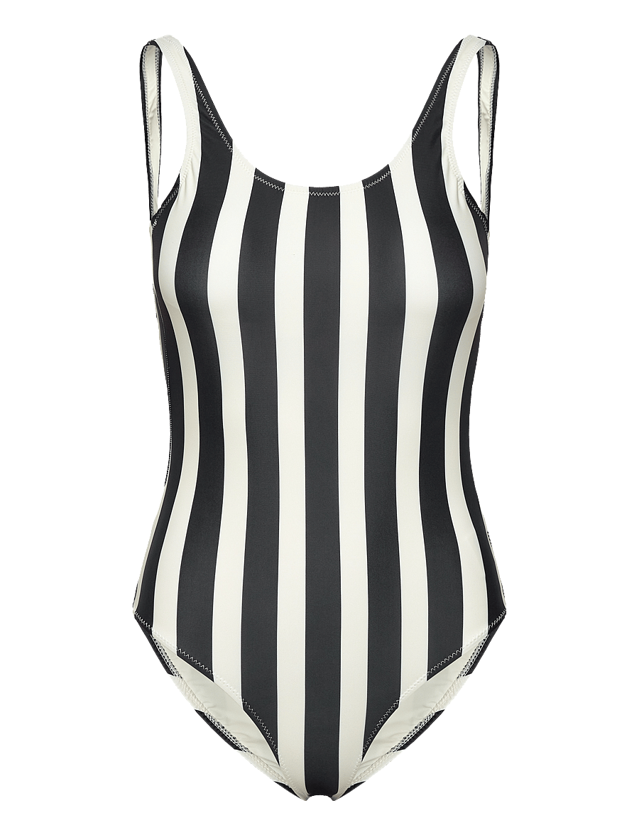 Mads Nørgaard - Sallee Swimsuit - swimsuits - black/vanilla ice - 0
