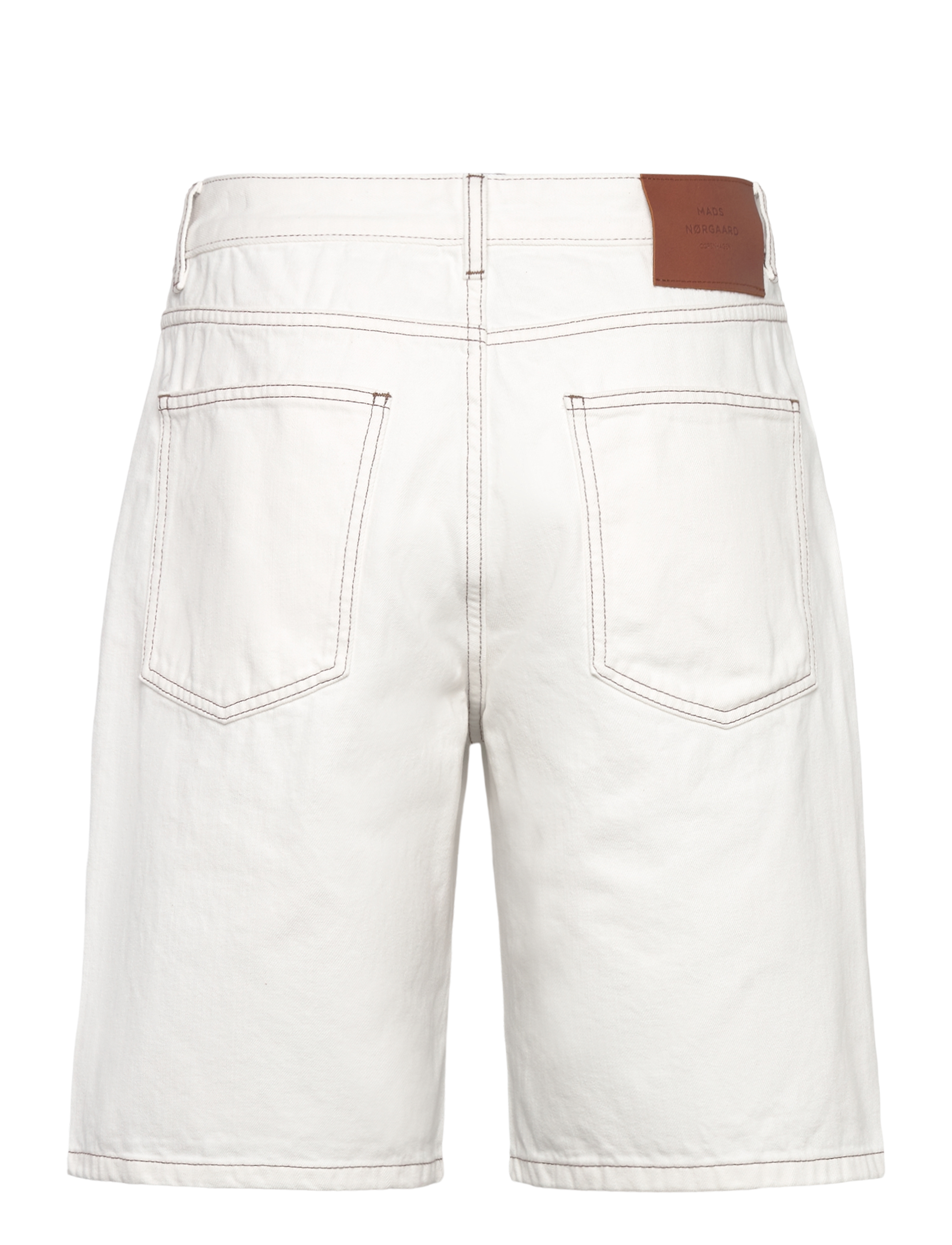 Mads Nørgaard - Soil Denim Coen Shorts - vanilla ice - 1