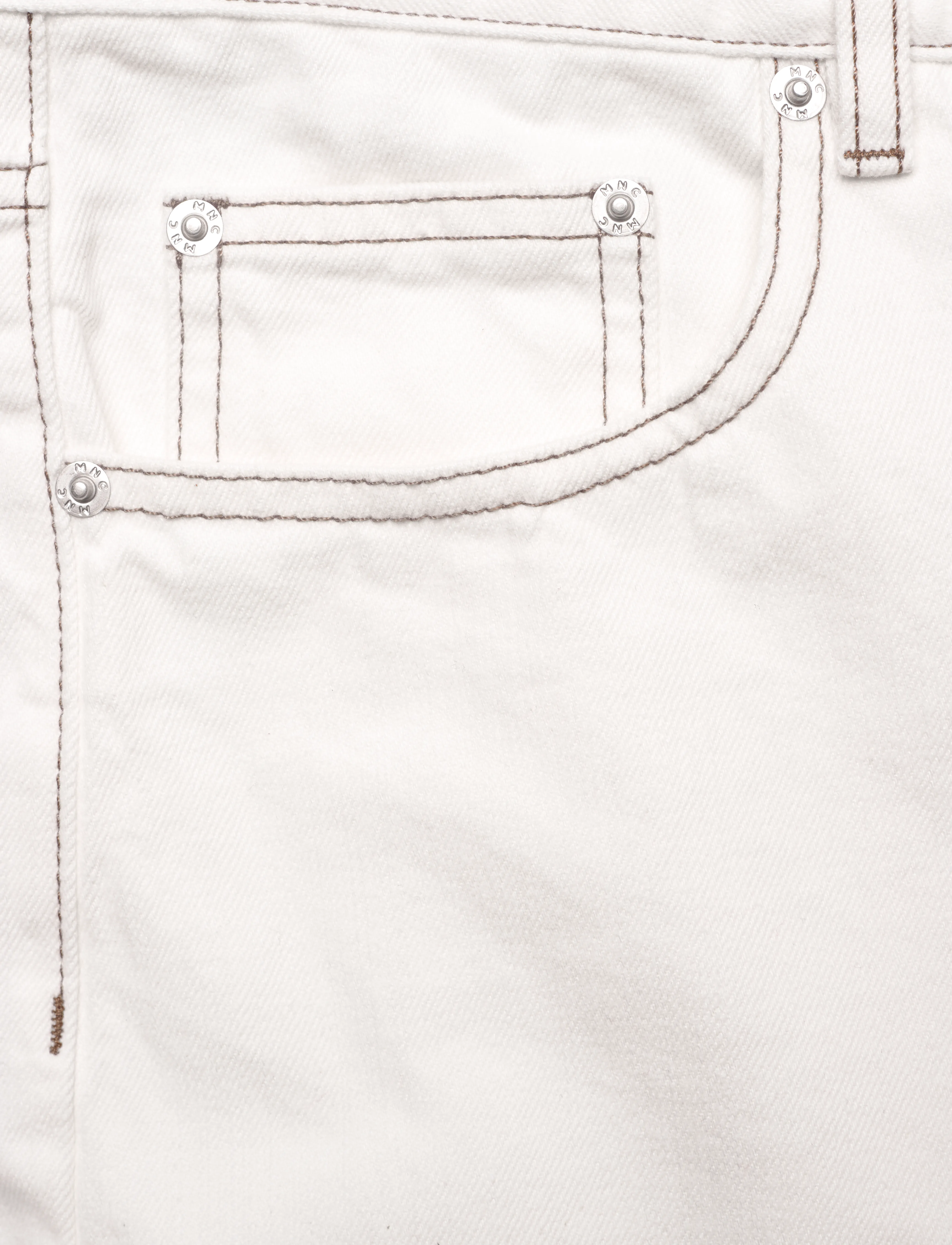 Mads Nørgaard - Soil Denim Coen Shorts - vanilla ice - 2