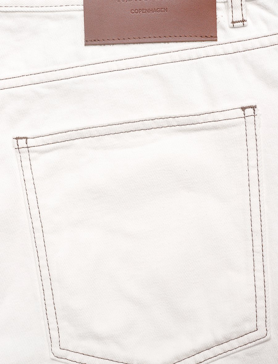 Mads Nørgaard - Soil Denim Coen Shorts - jeansshorts - vanilla ice - 4