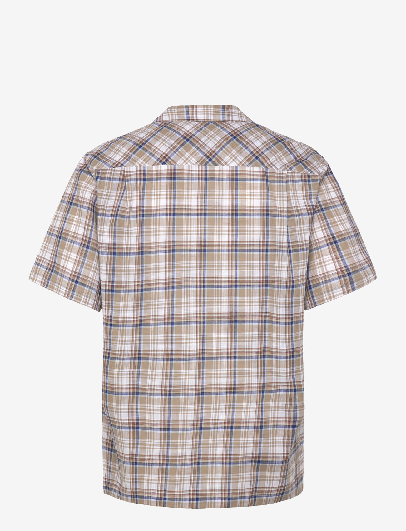 Mads Nørgaard - Loose Cotton Check Kenji Shirt SS - checkered shirts - kangaroo check - 1
