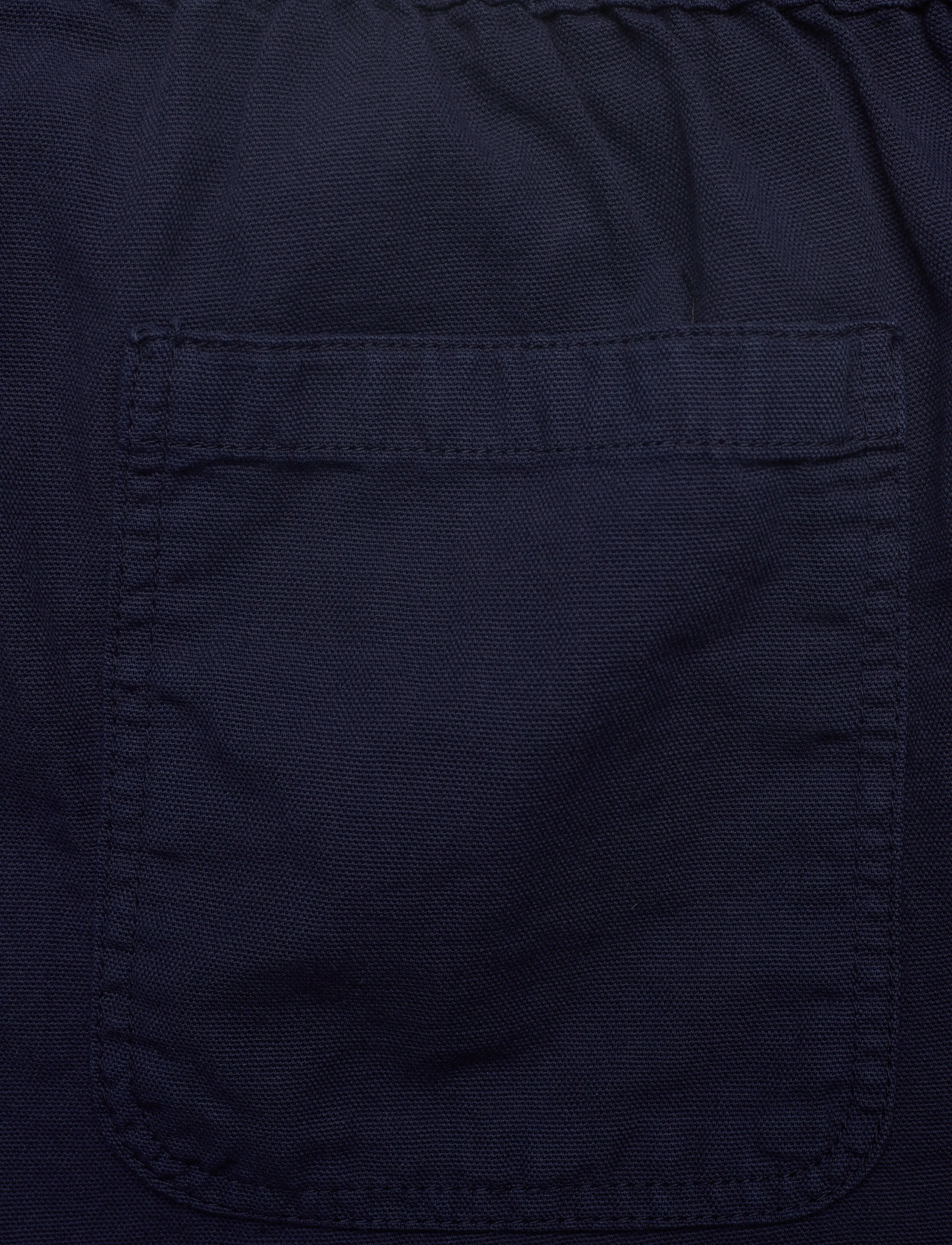 Mads Nørgaard - Dyed Canvas Beach Shorts - casual shorts - deep well - 3