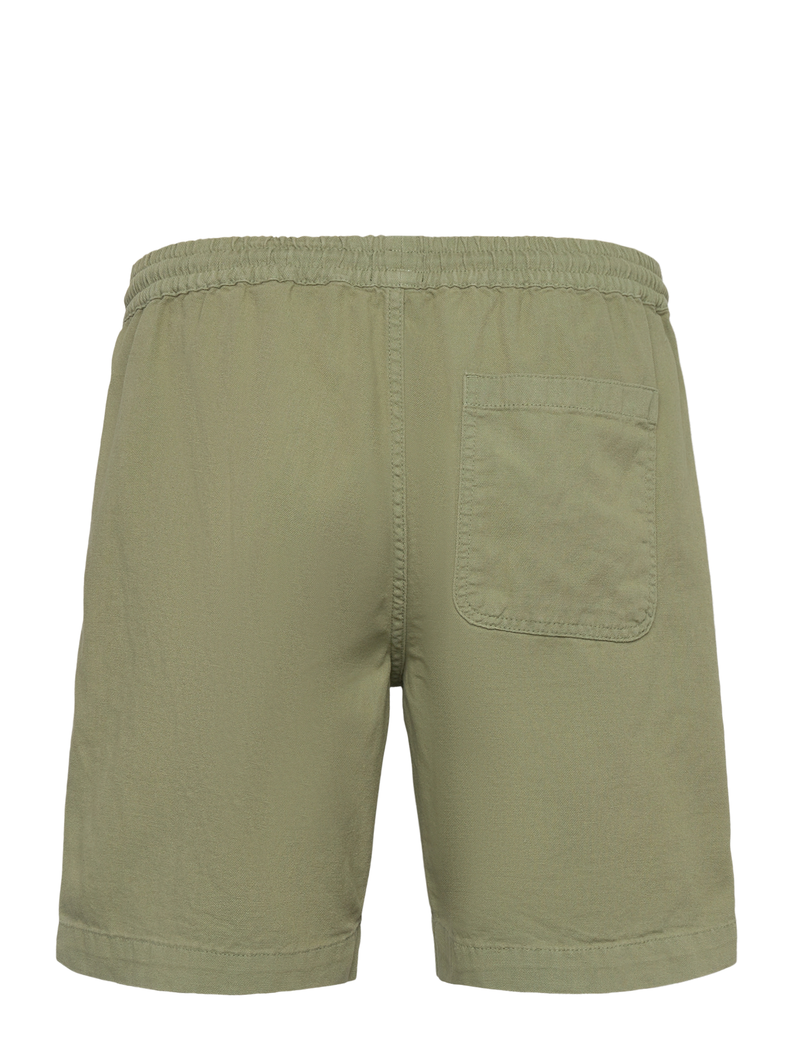 Mads Nørgaard - Dyed Canvas Beach Shorts - rennot shortsit - oil green - 1