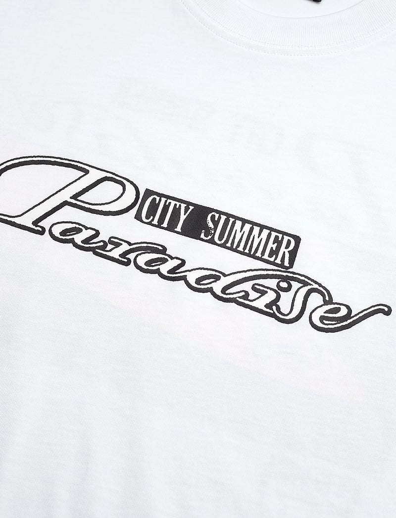 Mads Nørgaard - Cotton Jersey Frode Paradise Tee - kortærmede t-shirts - white - 2