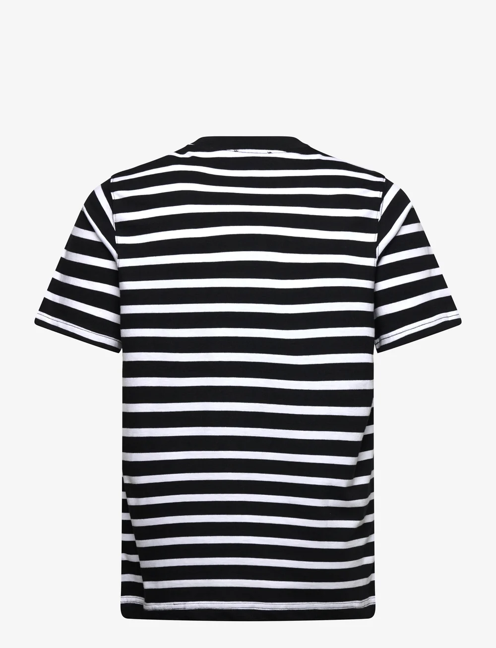 Mads Nørgaard - Cotton Jersey Stripe Frode Tee - short-sleeved t-shirts - white/black - 1