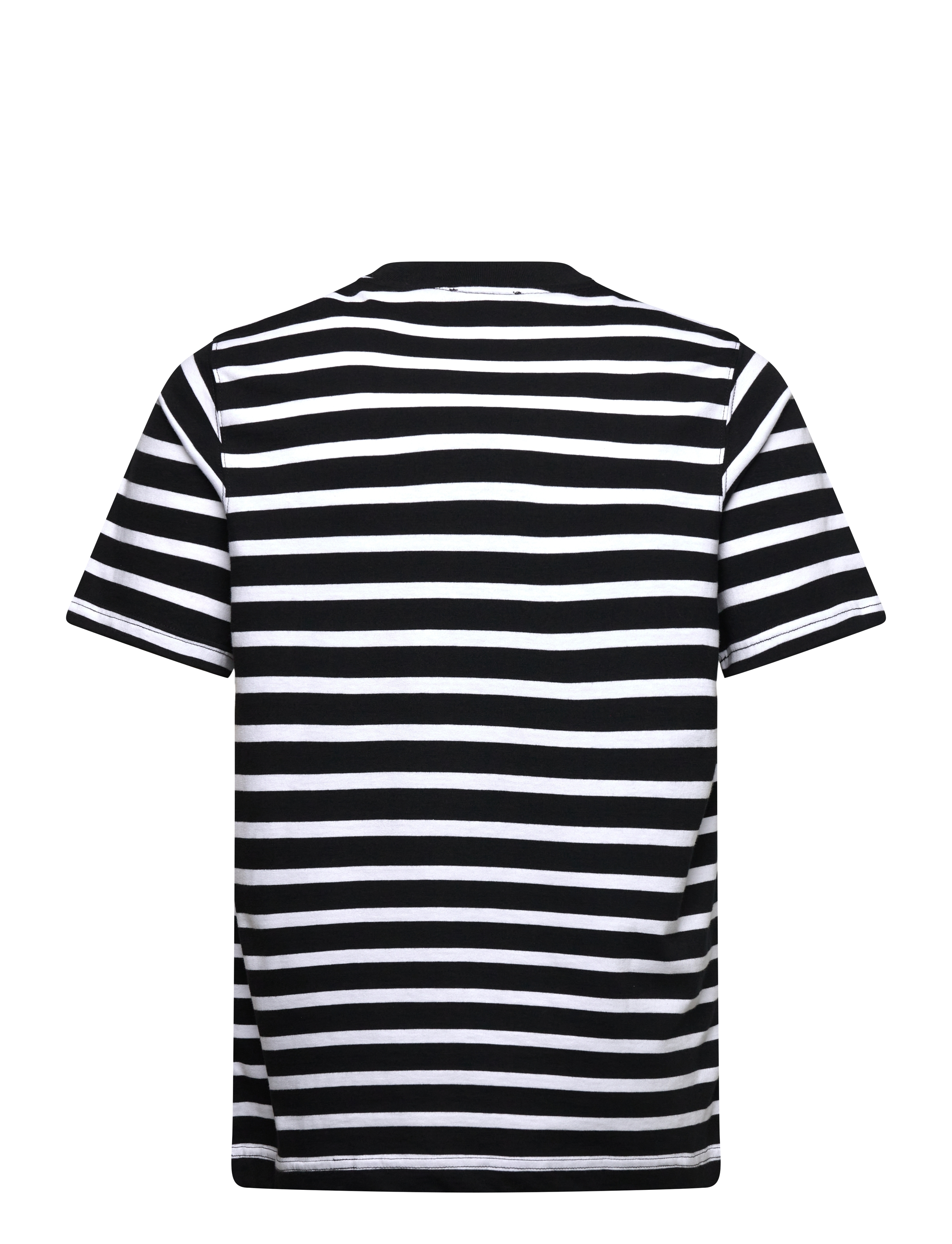 Mads Nørgaard - Cotton Jersey Stripe Frode Tee - white/black - 1