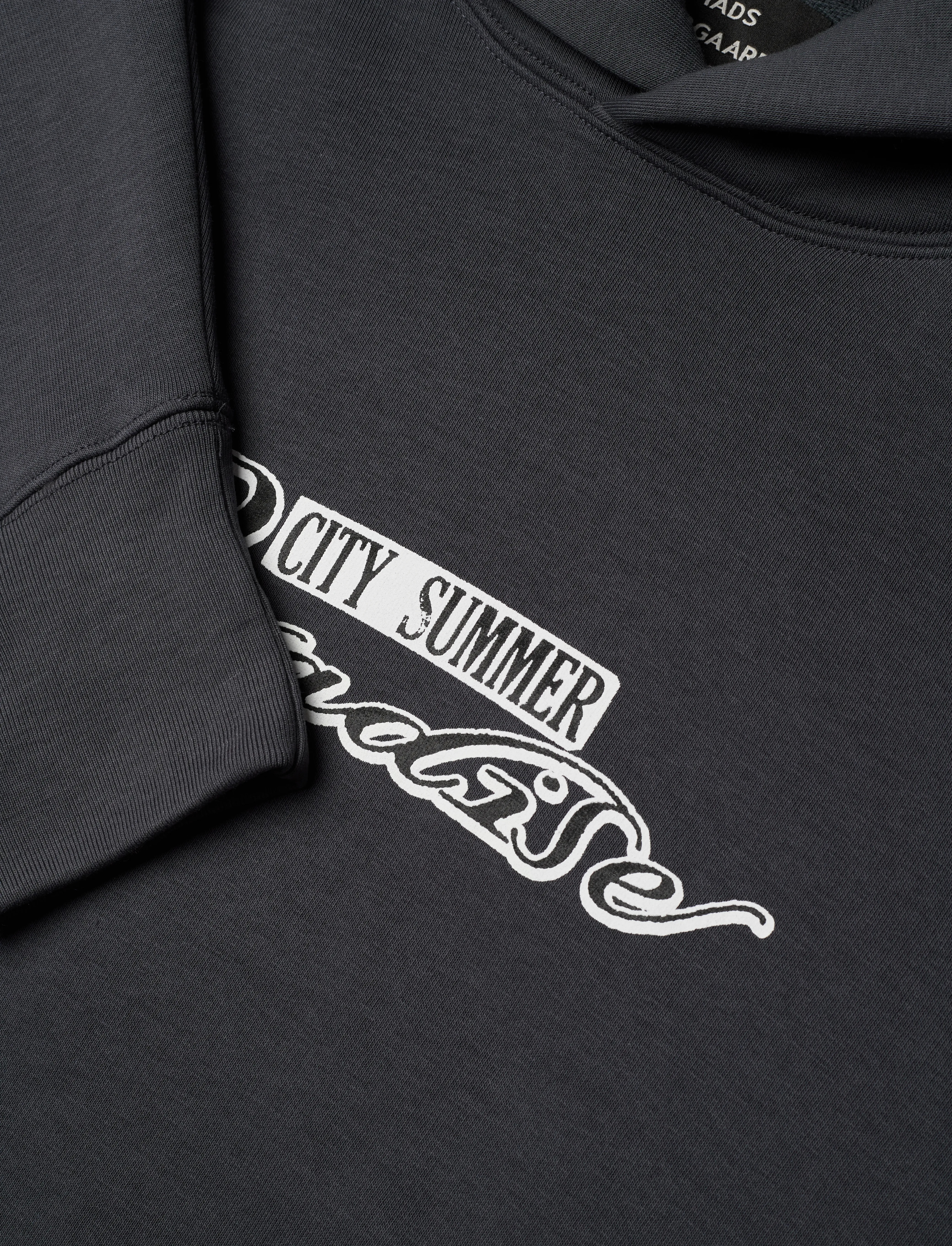 Mads Nørgaard - Standard Paradise Hood Sweat - sweats à capuche - black oyster - 2