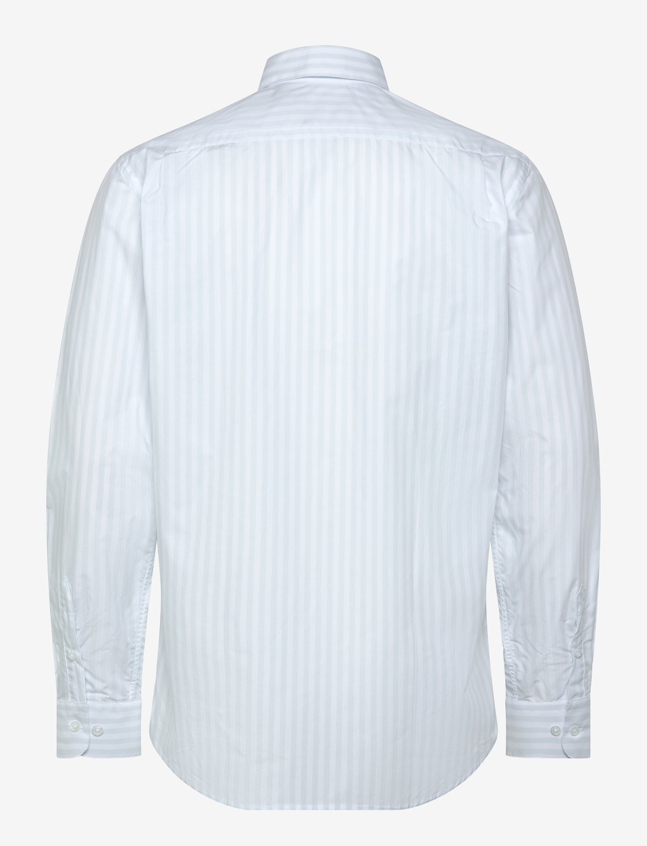 Mads Nørgaard - Organic Cotton Poplin Sune Shirt - randiga skjortor - ballad blue/white - 1