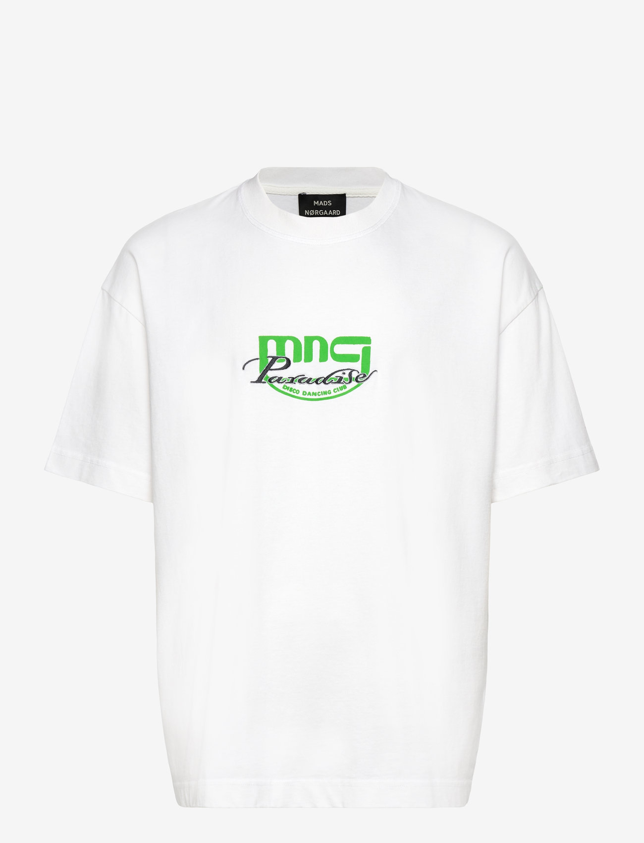 Mads Nørgaard - Open-End MNC Paradise Big Tee - sügisesed riided - white - 0