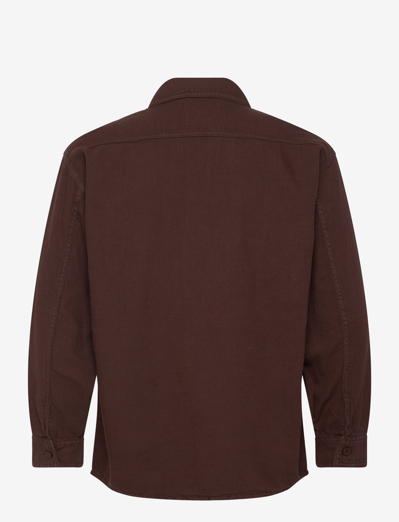 Mads Nørgaard - Cotton Linen Work August Shirt - chicory coffee - 1