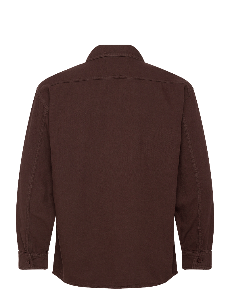 Mads Nørgaard - Cotton Linen Work August Shirt - chicory coffee - 1