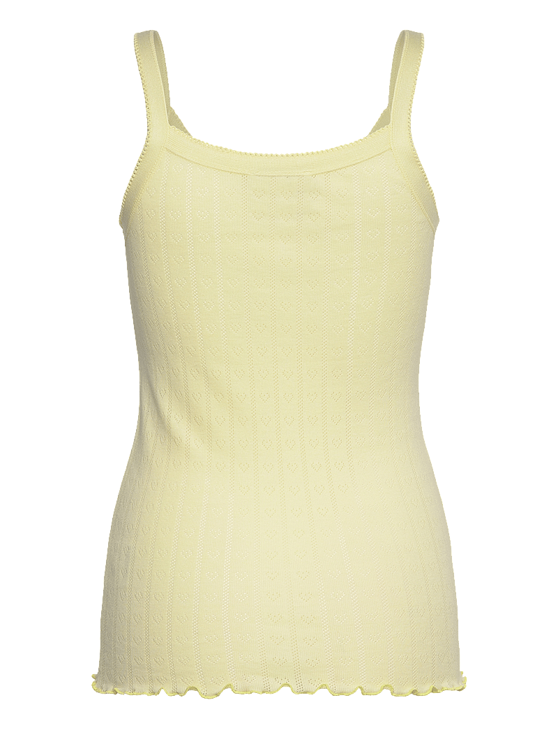 Mads Nørgaard - Pointella Trille Top - Ärmellose tops - tender yellow - 1