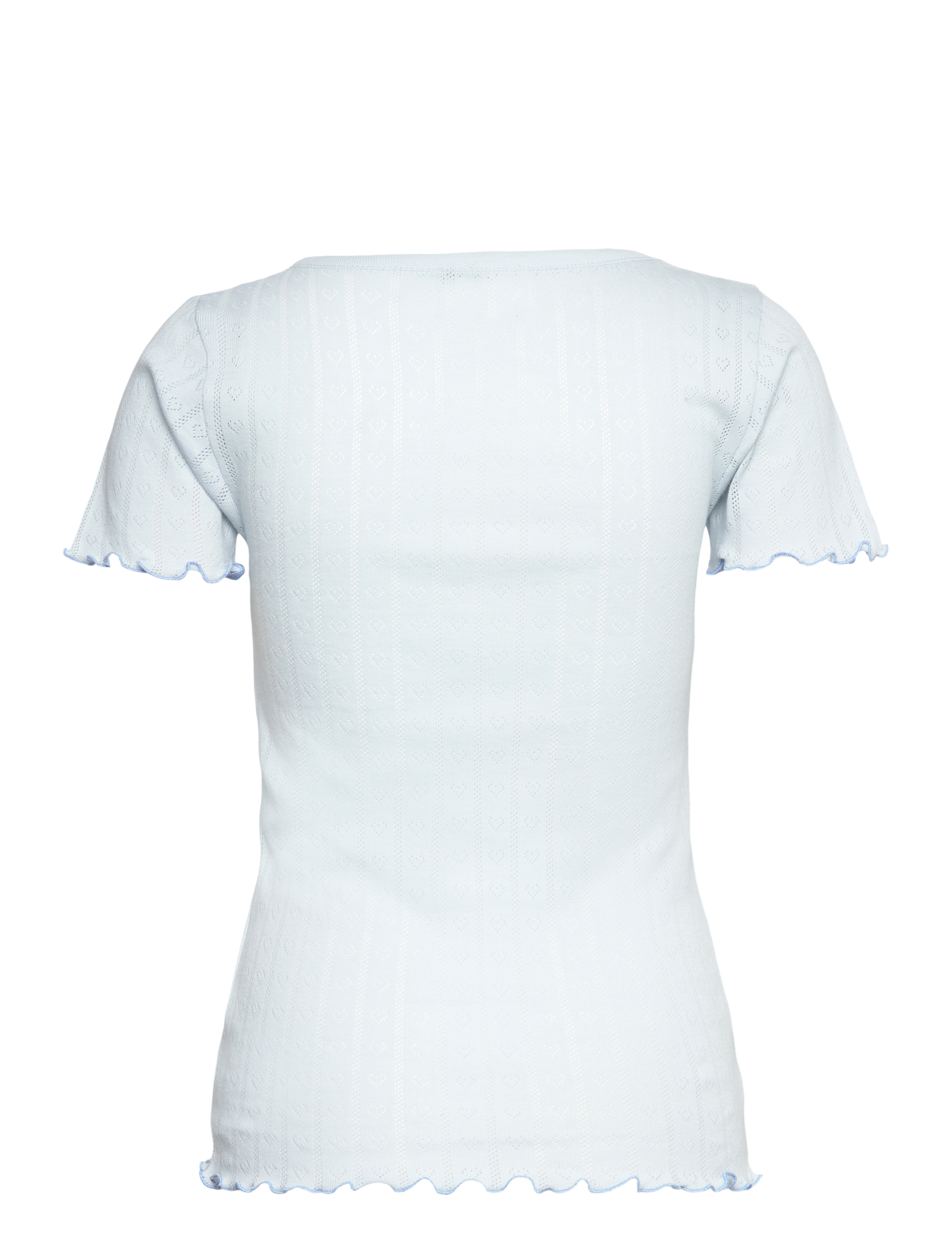 Mads Nørgaard - Pointella Trixy Tee - t-shirts - ballad blue - 1
