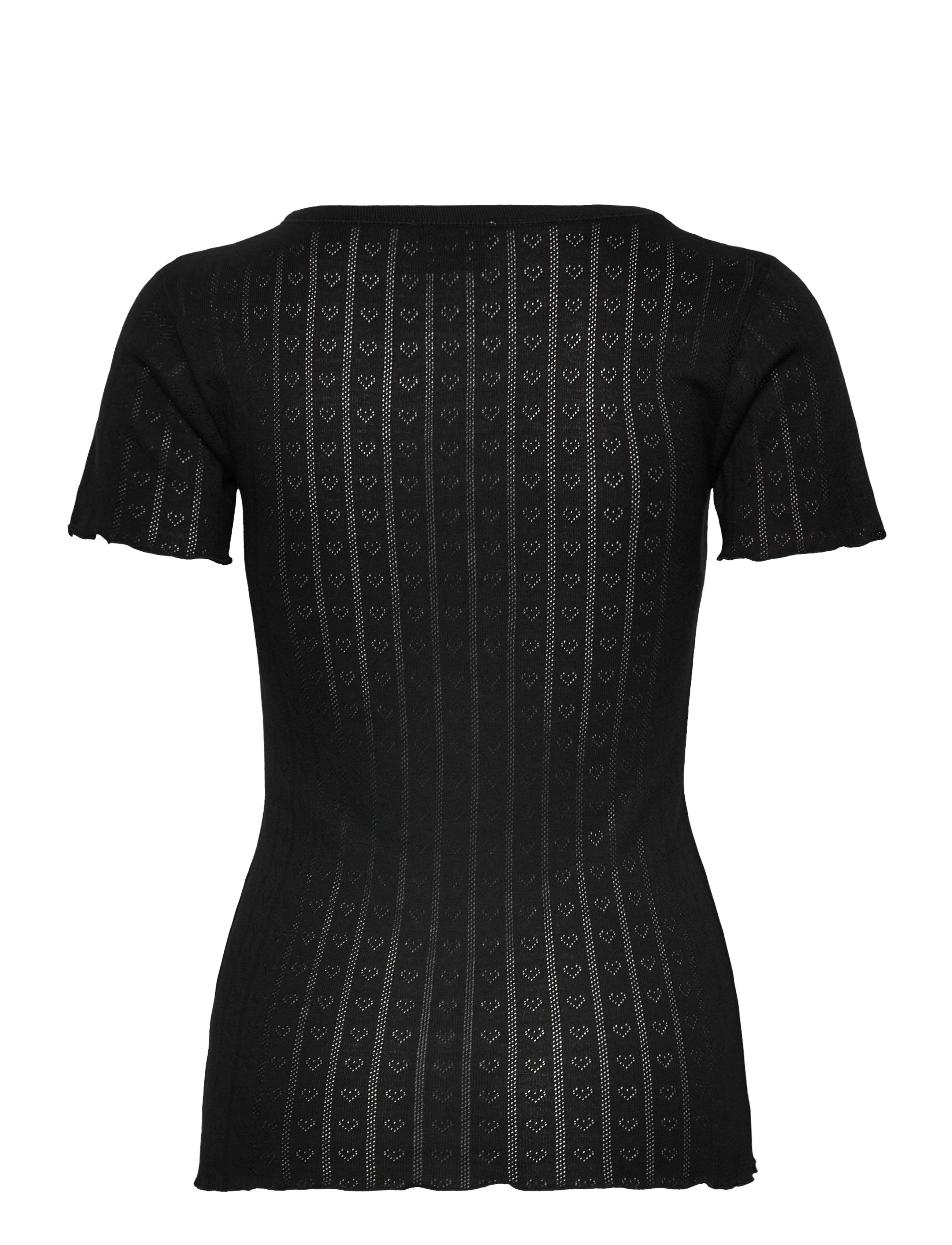 Mads Nørgaard - Pointella Trixy Tee - t-shirts - black - 1