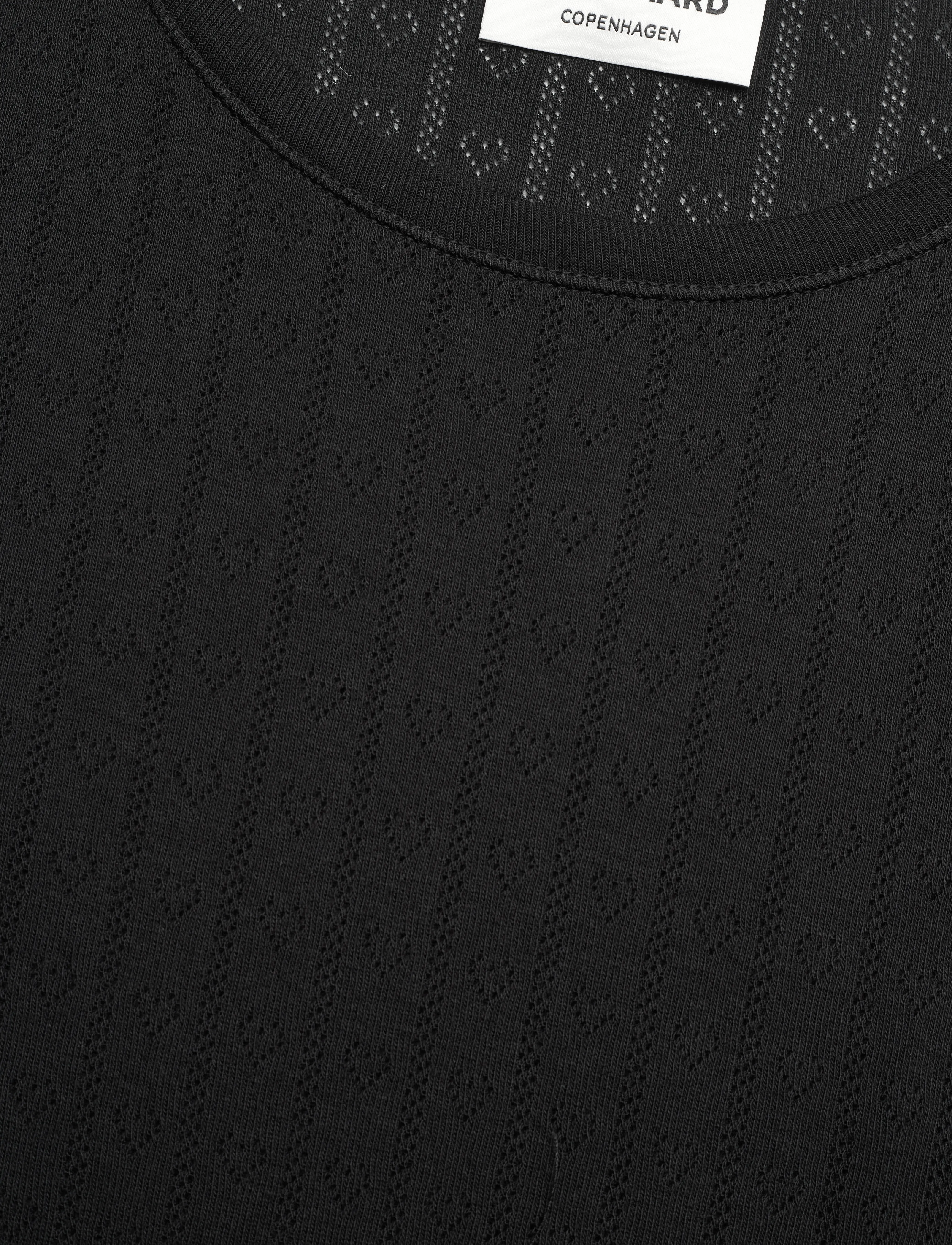 Mads Nørgaard - Pointella Trixy Tee - t-shirts - black - 2
