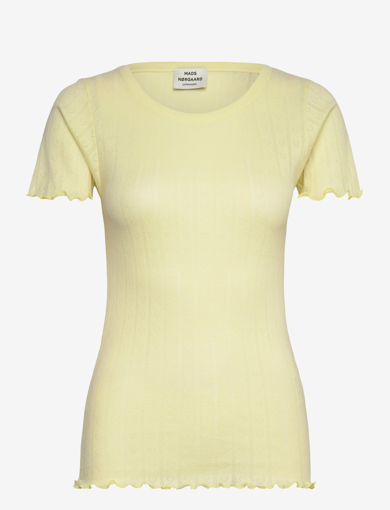 Mads Nørgaard - Pointella Trixy Tee - efterårstøj - tender yellow - 0