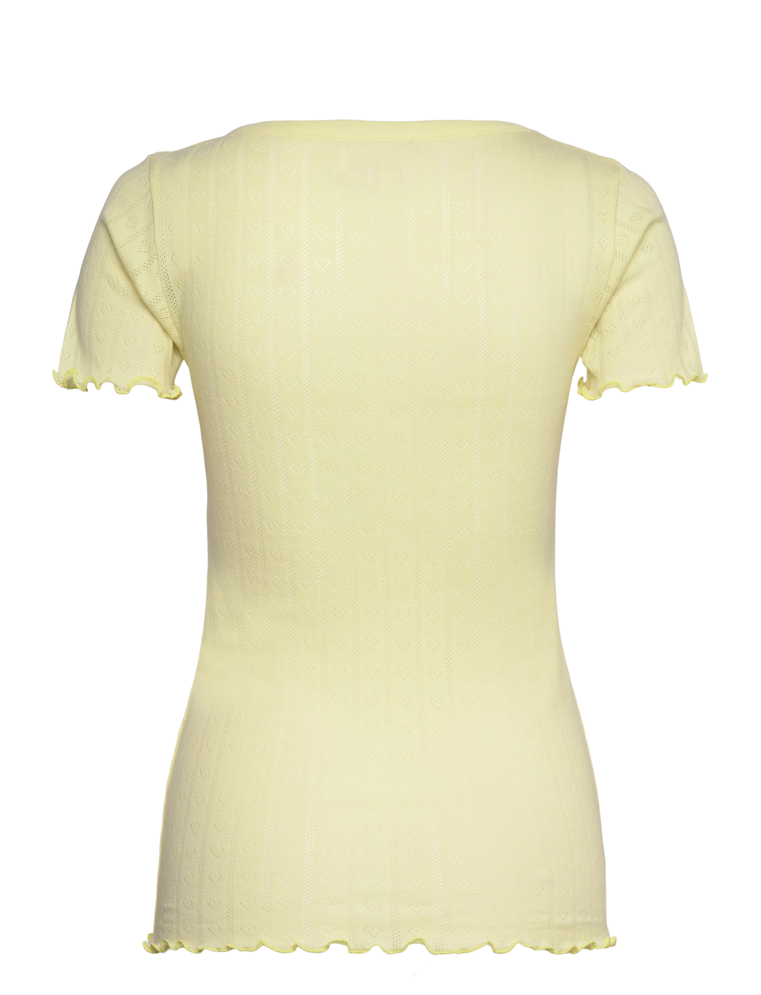 Mads Nørgaard - Pointella Trixy Tee - t-shirts - tender yellow - 1