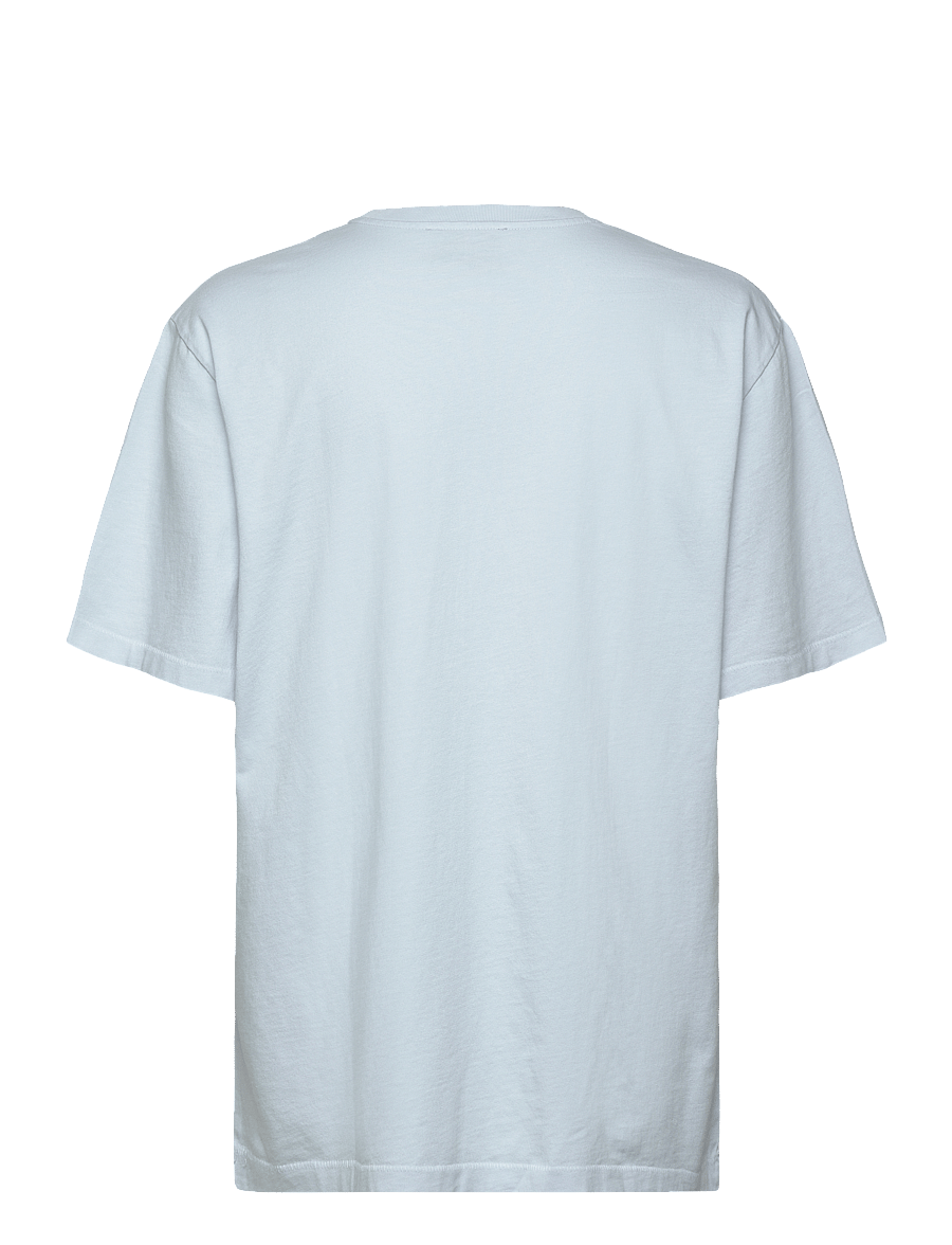 Mads Nørgaard - Cotton Jersey Dassel Tee - t-shirts - ballad blue - 1